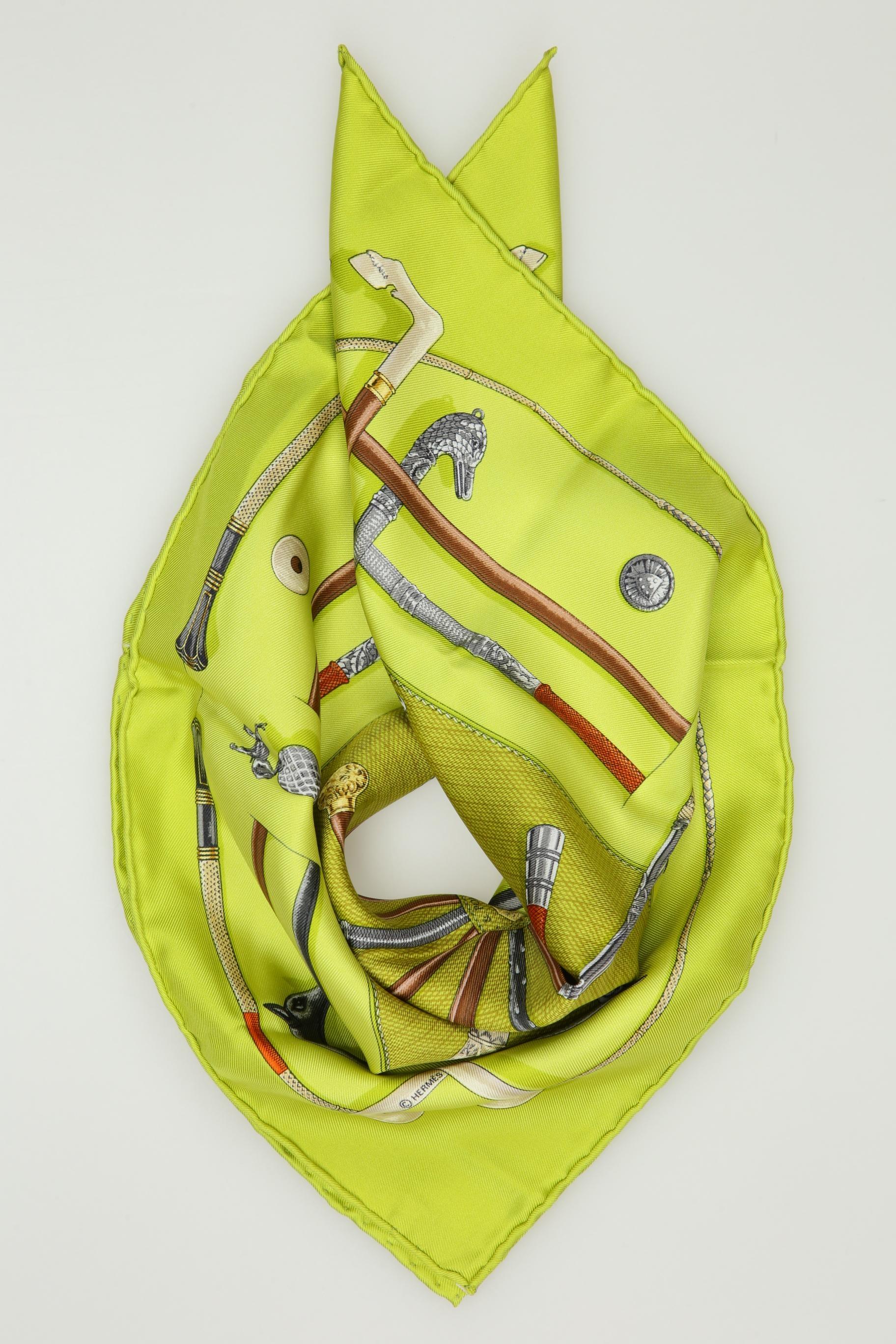 

Hermes Damen Schal, grün, Gr.