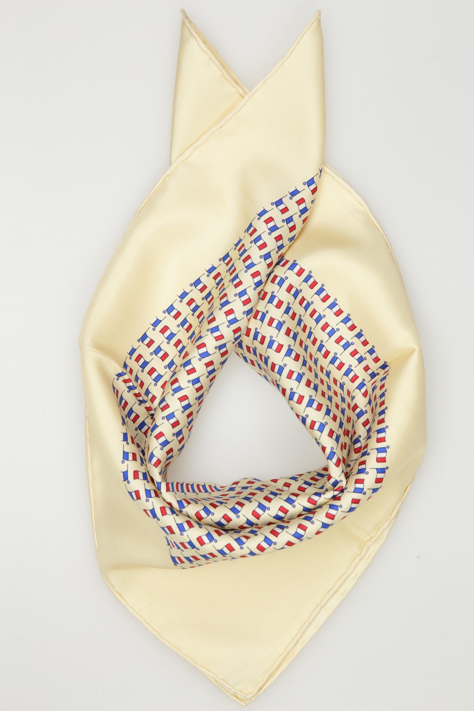 

Hermes Damen Schal, cremeweiß, Gr.