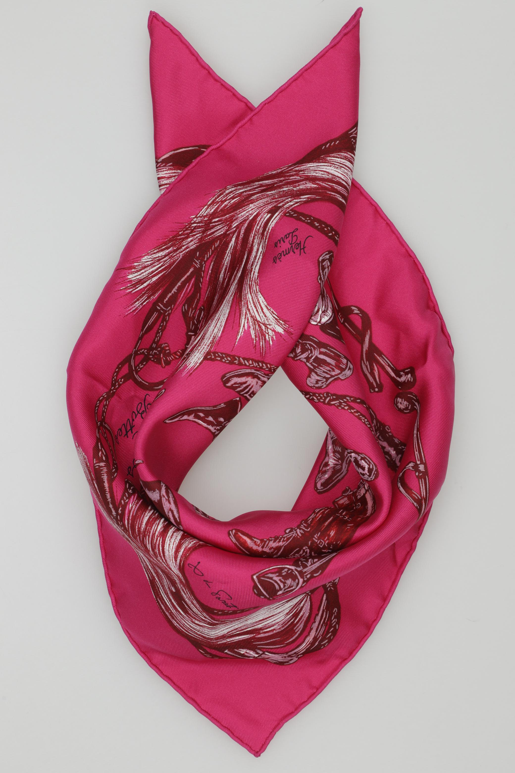 

Hermes Damen Schal, pink, Gr.