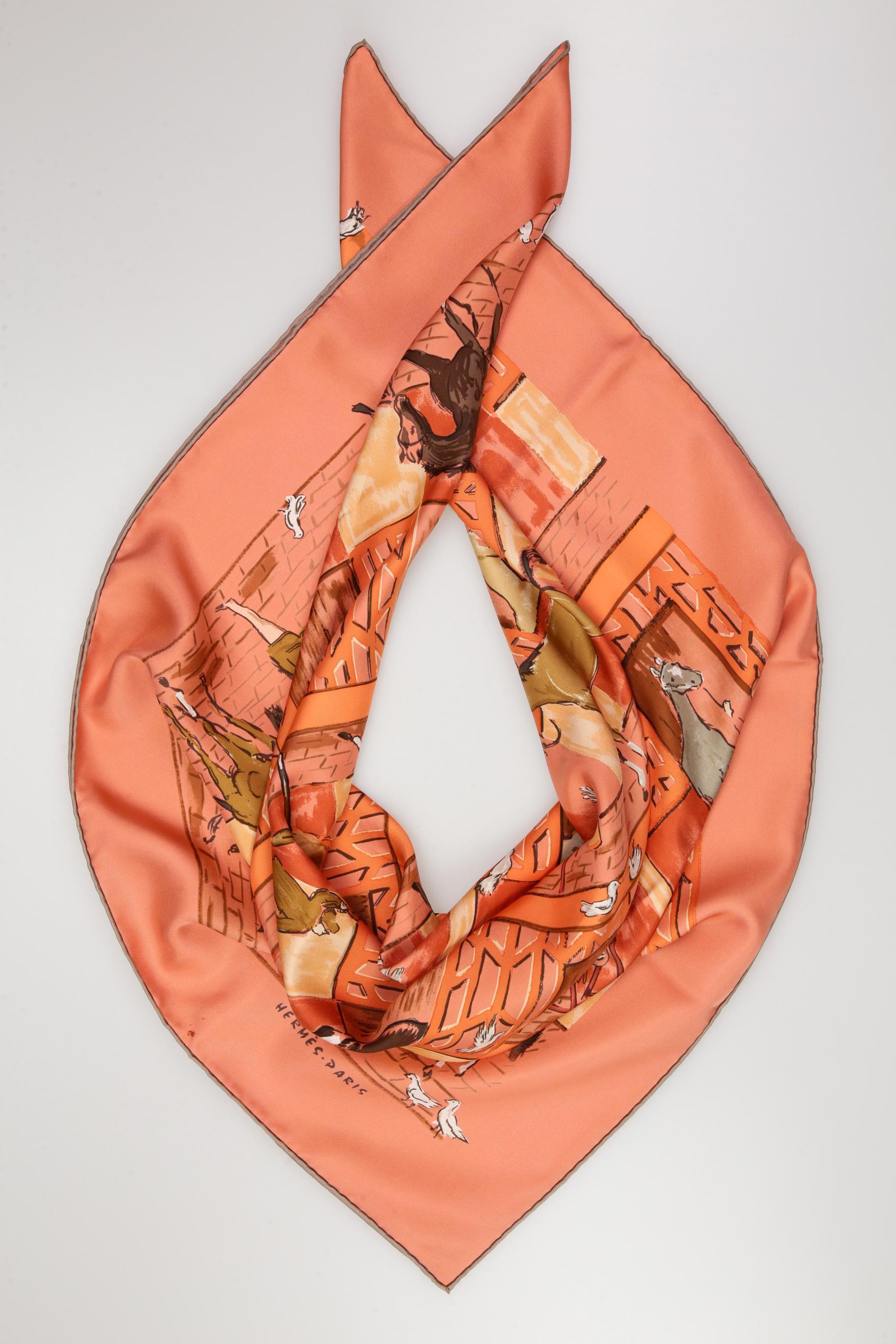 

Hermes Damen Schal, pink