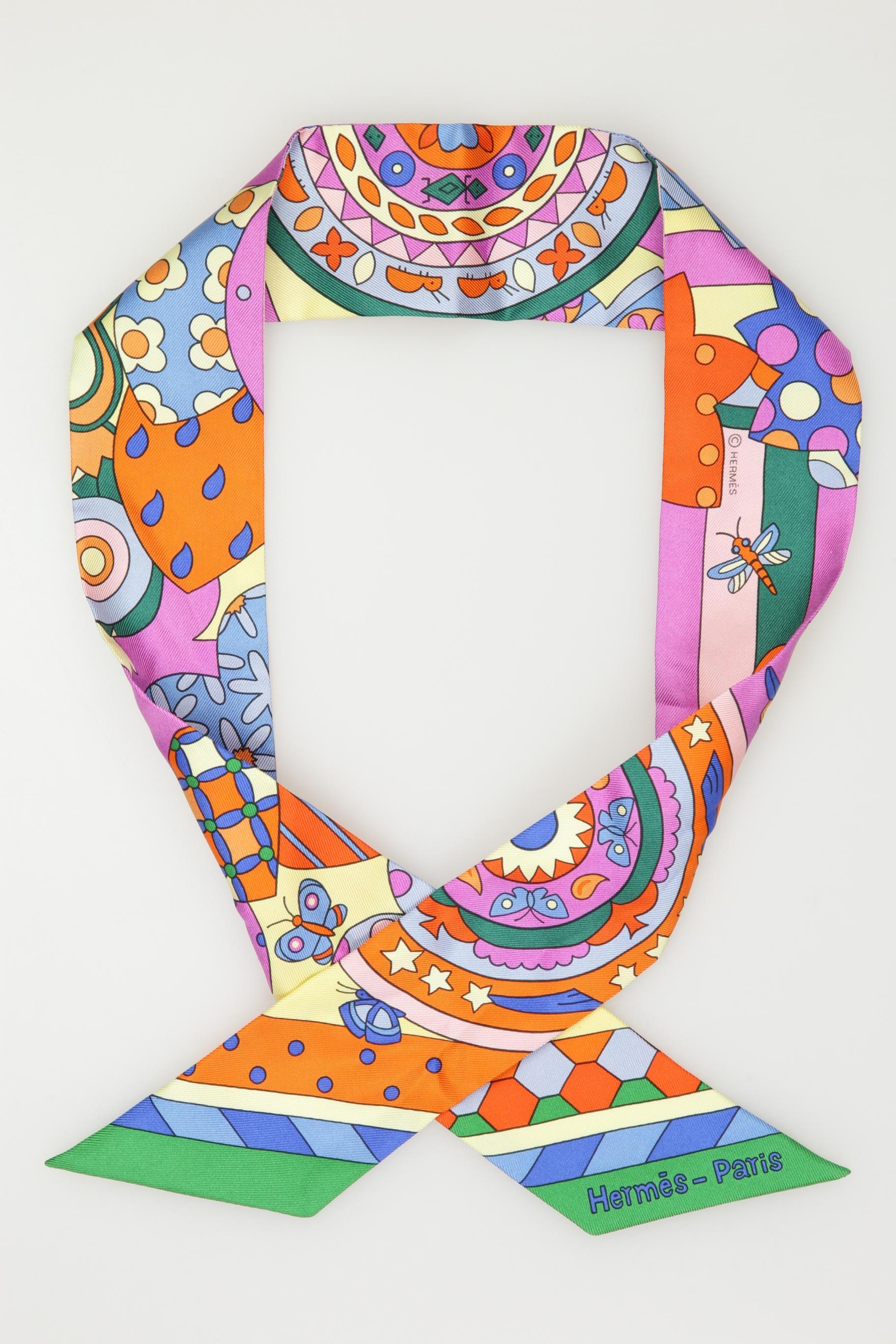 

Hermes Damen Schal, mehrfarbig, Gr.