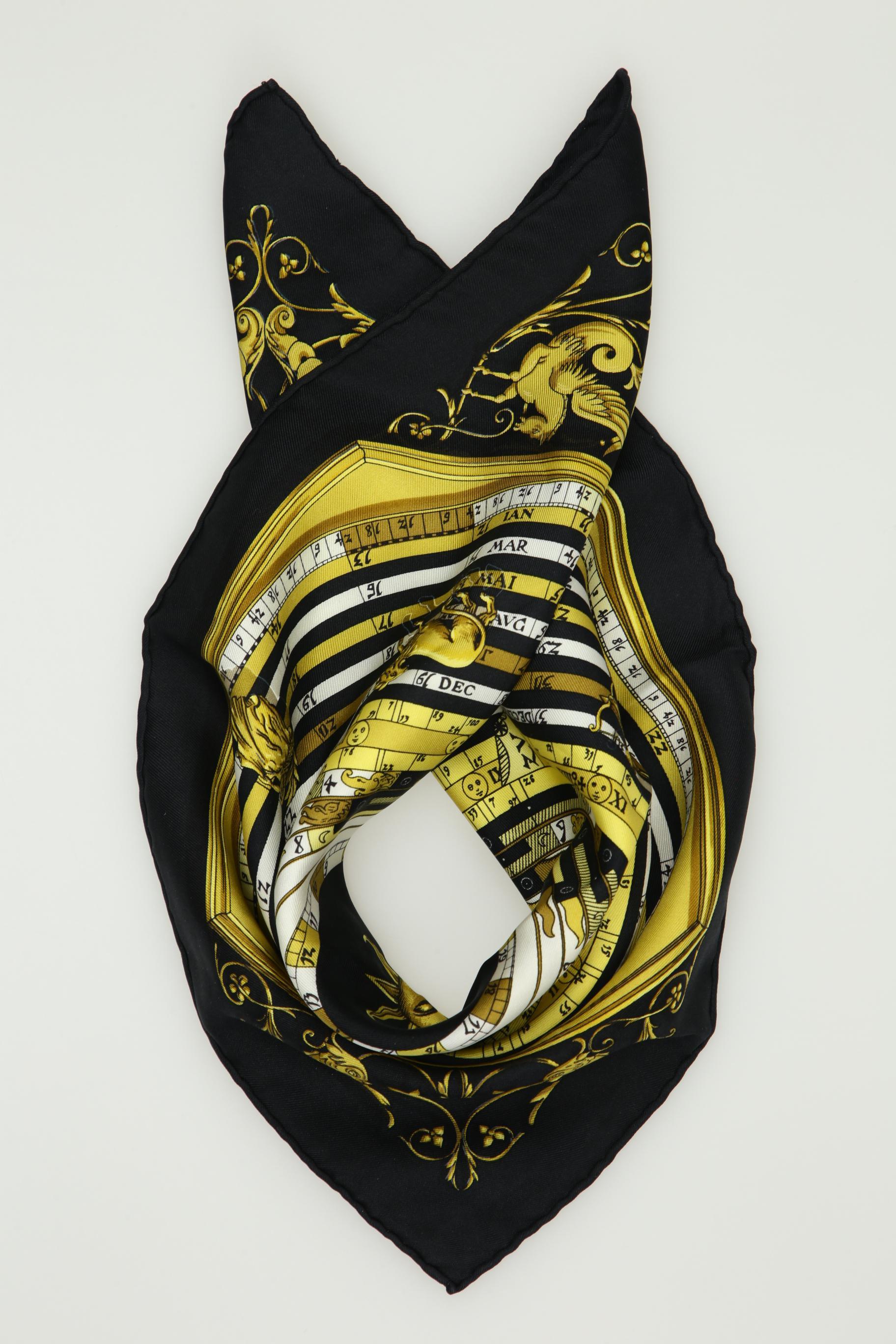 

Hermes Damen Schal, schwarz, Gr.