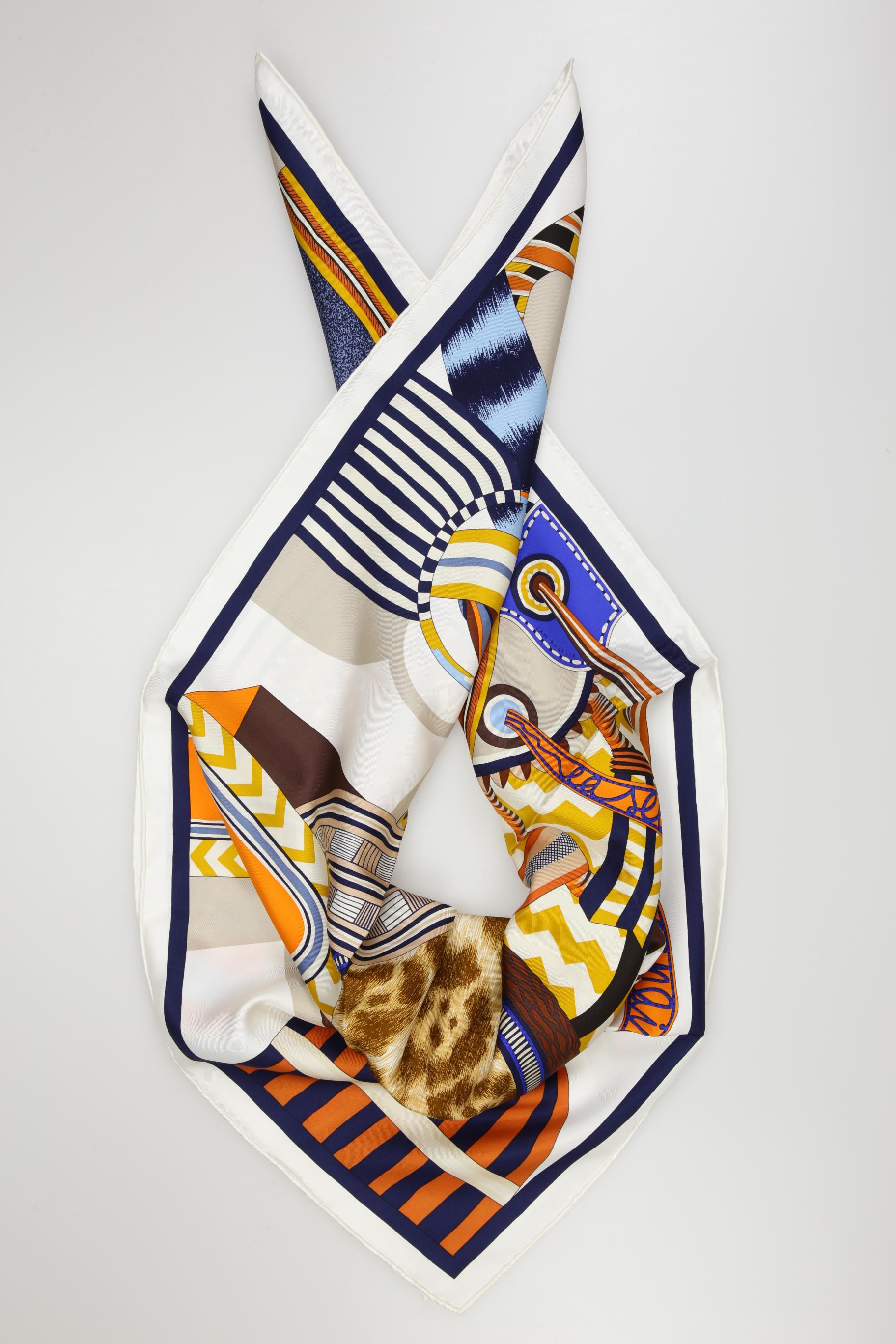 

Hermes Damen Schal, mehrfarbig, Gr.