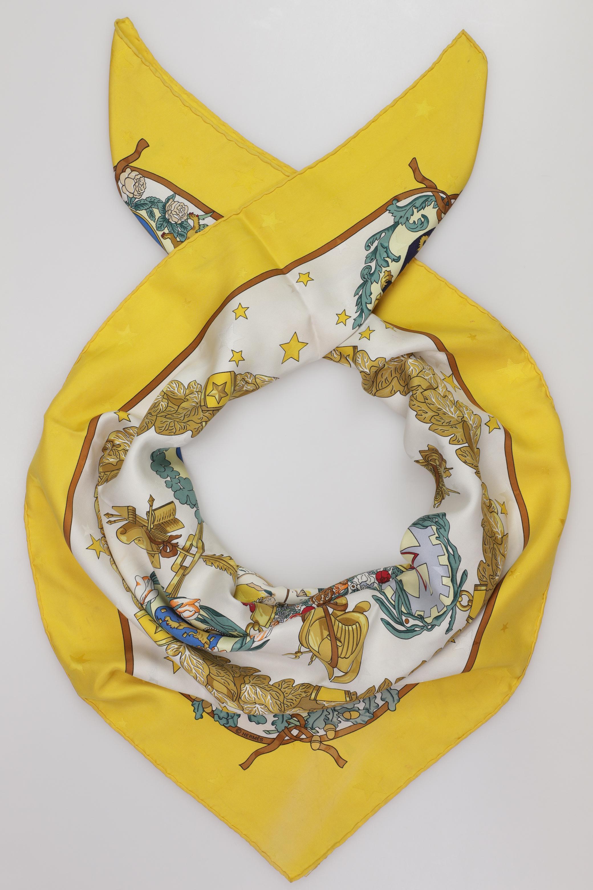 

Hermes Damen Schal, gelb, Gr.