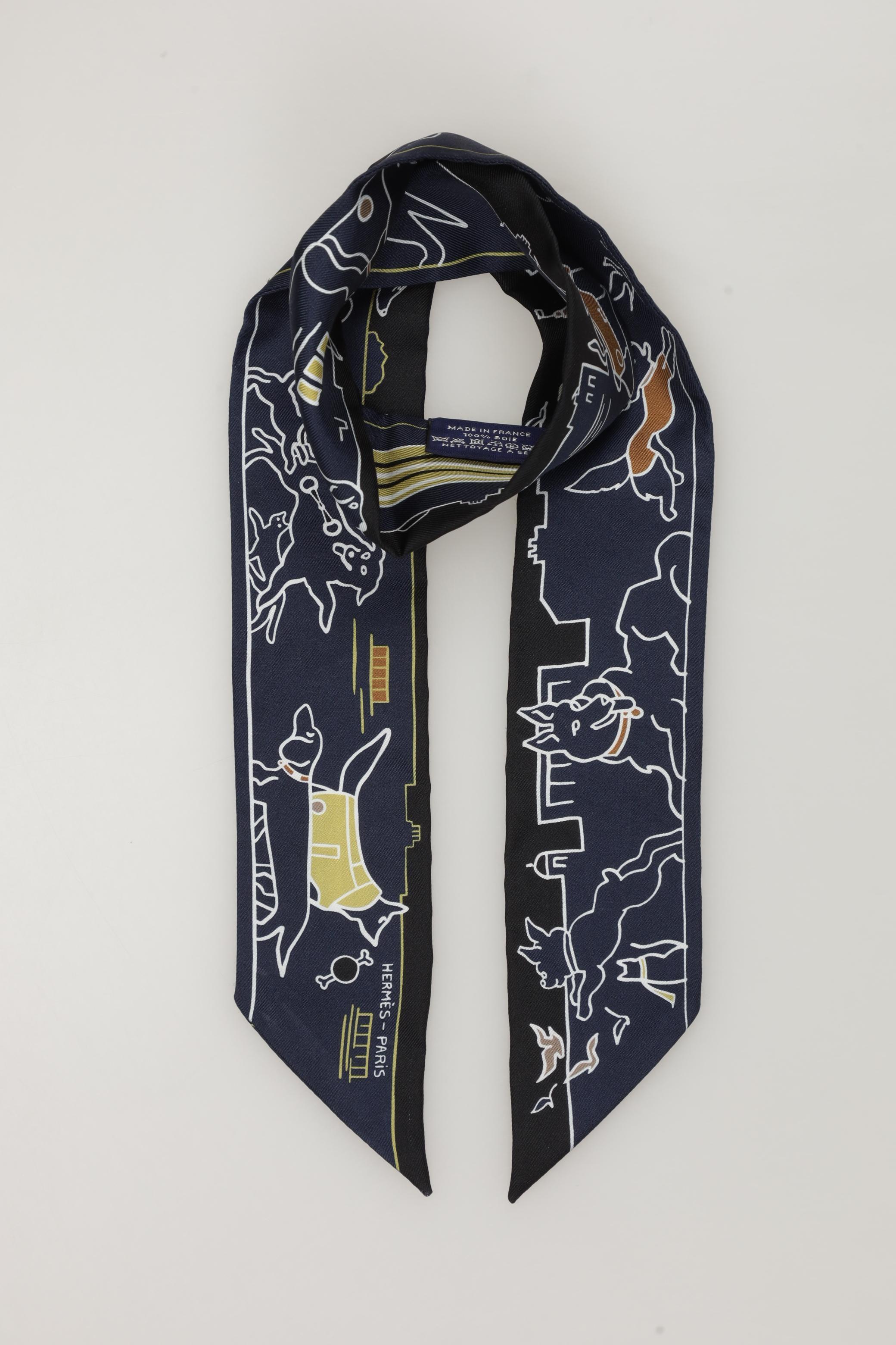 

Hermes Damen Schal, marineblau, Gr.