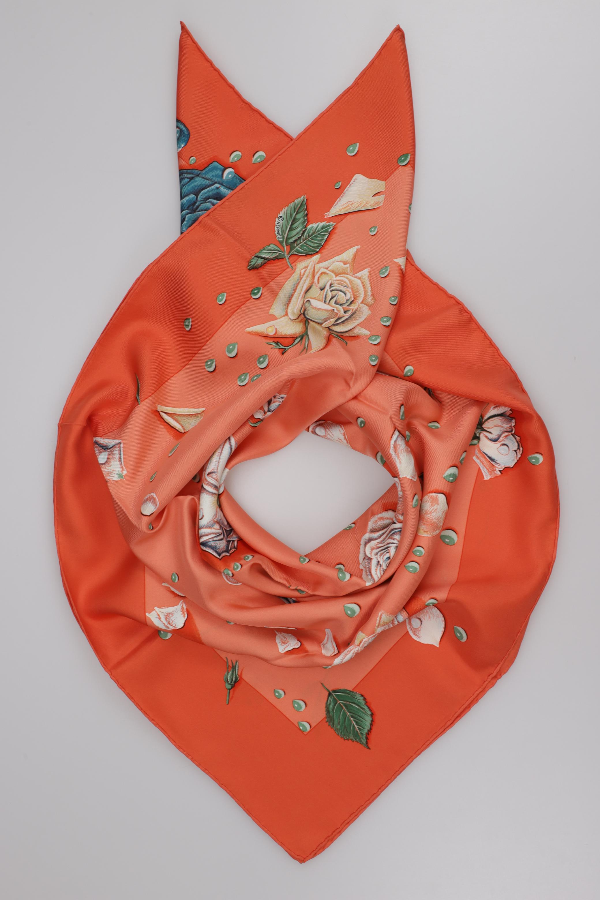 

Hermes Damen Schal, orange, Gr.