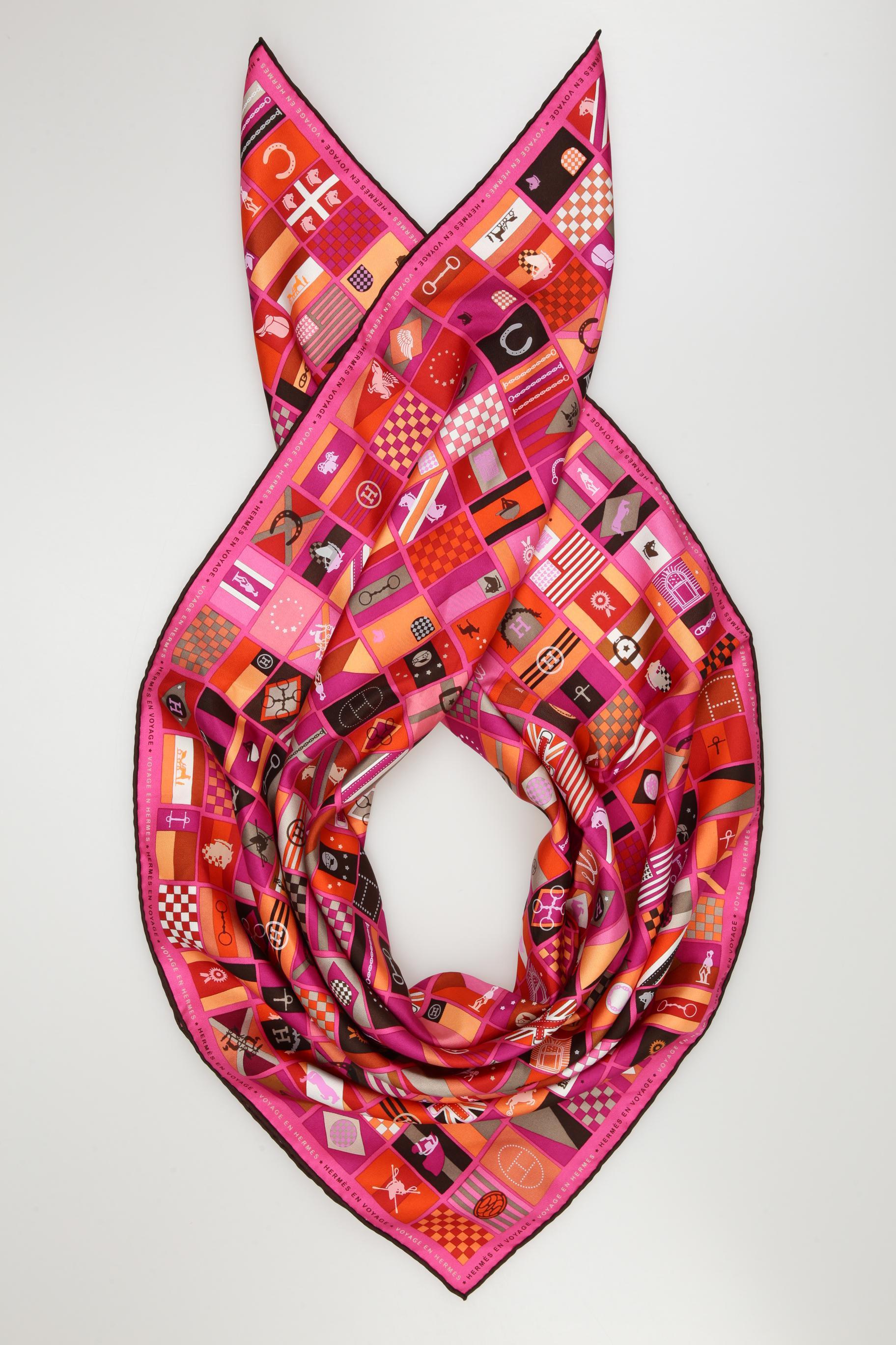 

Hermes Damen Schal, mehrfarbig, Gr.