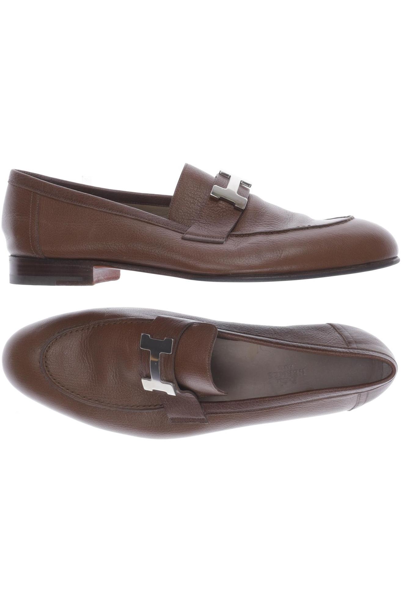 

Hermes Herren Halbschuh, braun, Gr. 42.5