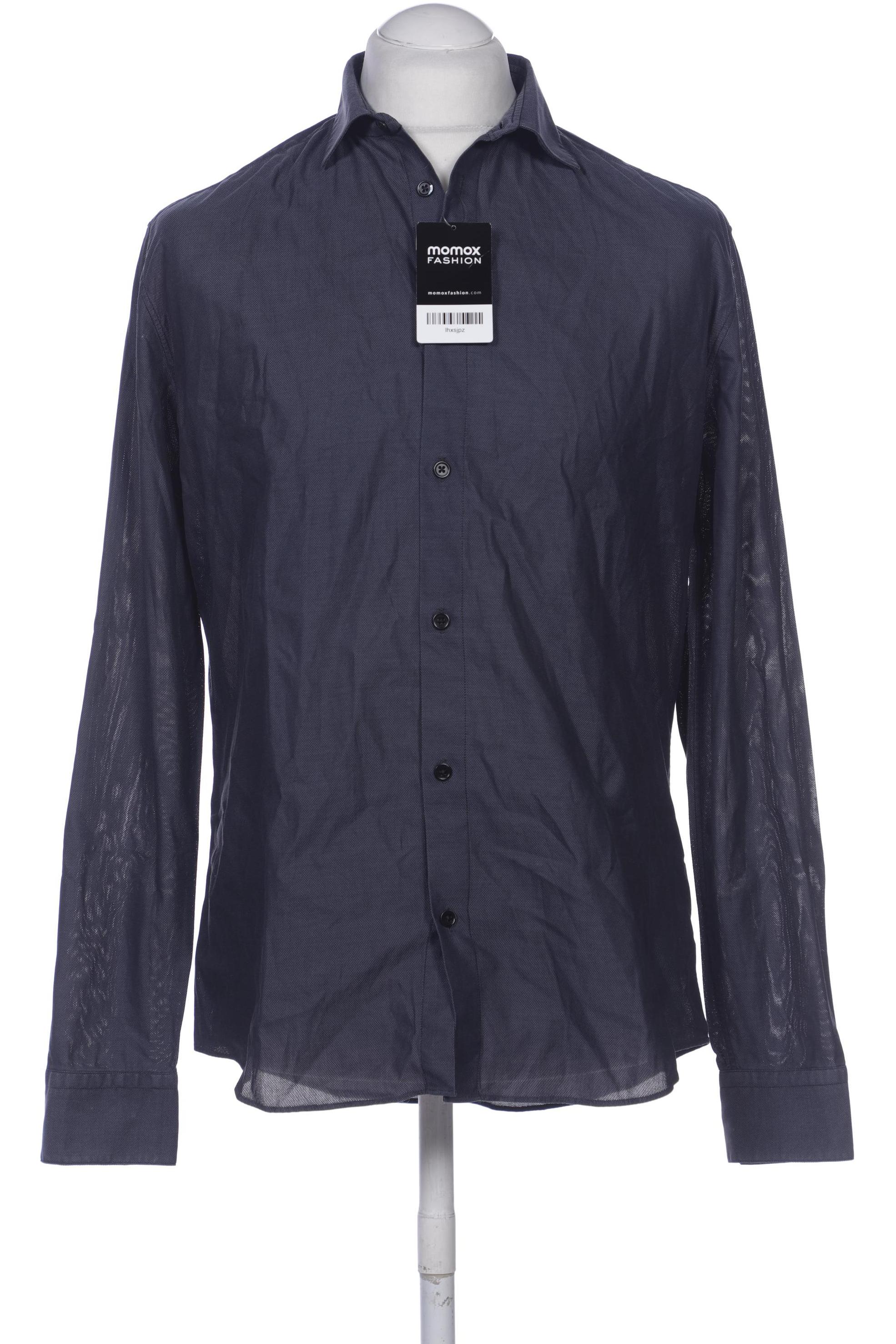 

Hermes Herren Hemd, marineblau, Gr. 50