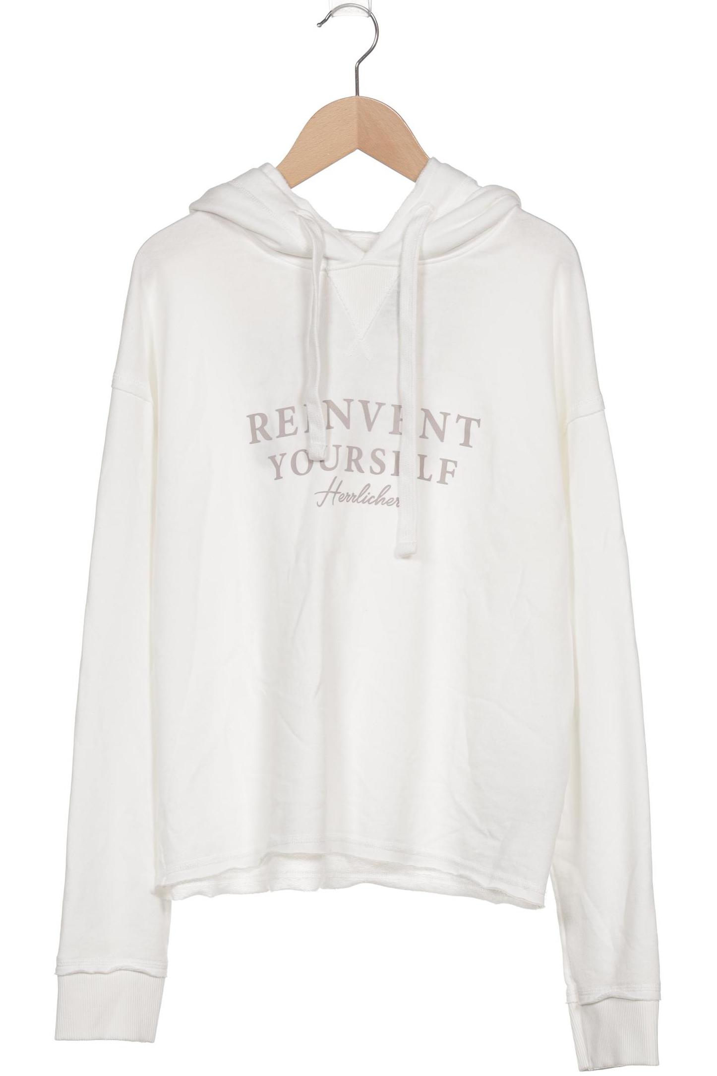

Herrlicher Damen Kapuzenpullover, weiß, Gr. 36