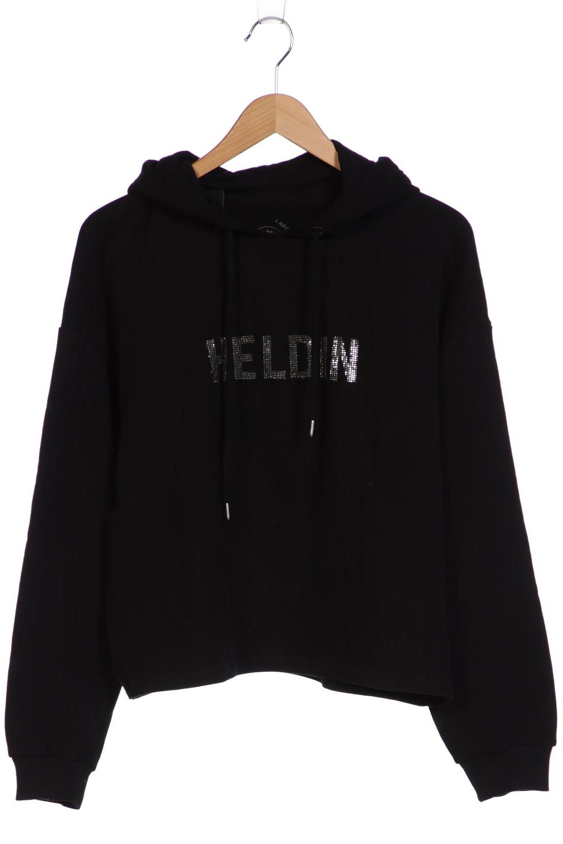 

Herrlicher Damen Kapuzenpullover, schwarz, Gr. 42