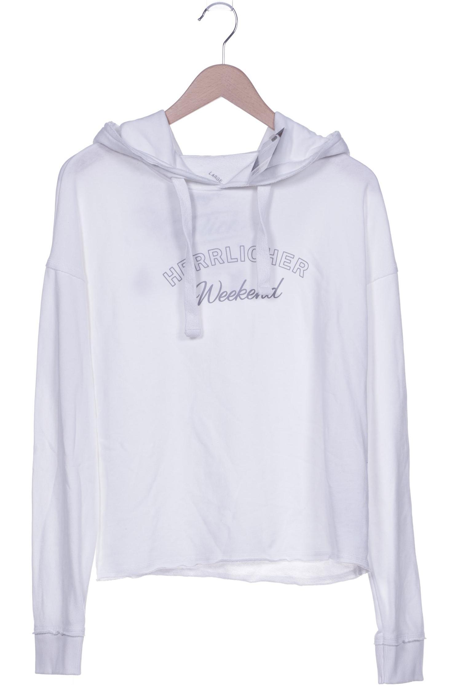 

Herrlicher Damen Kapuzenpullover, weiß, Gr. 42