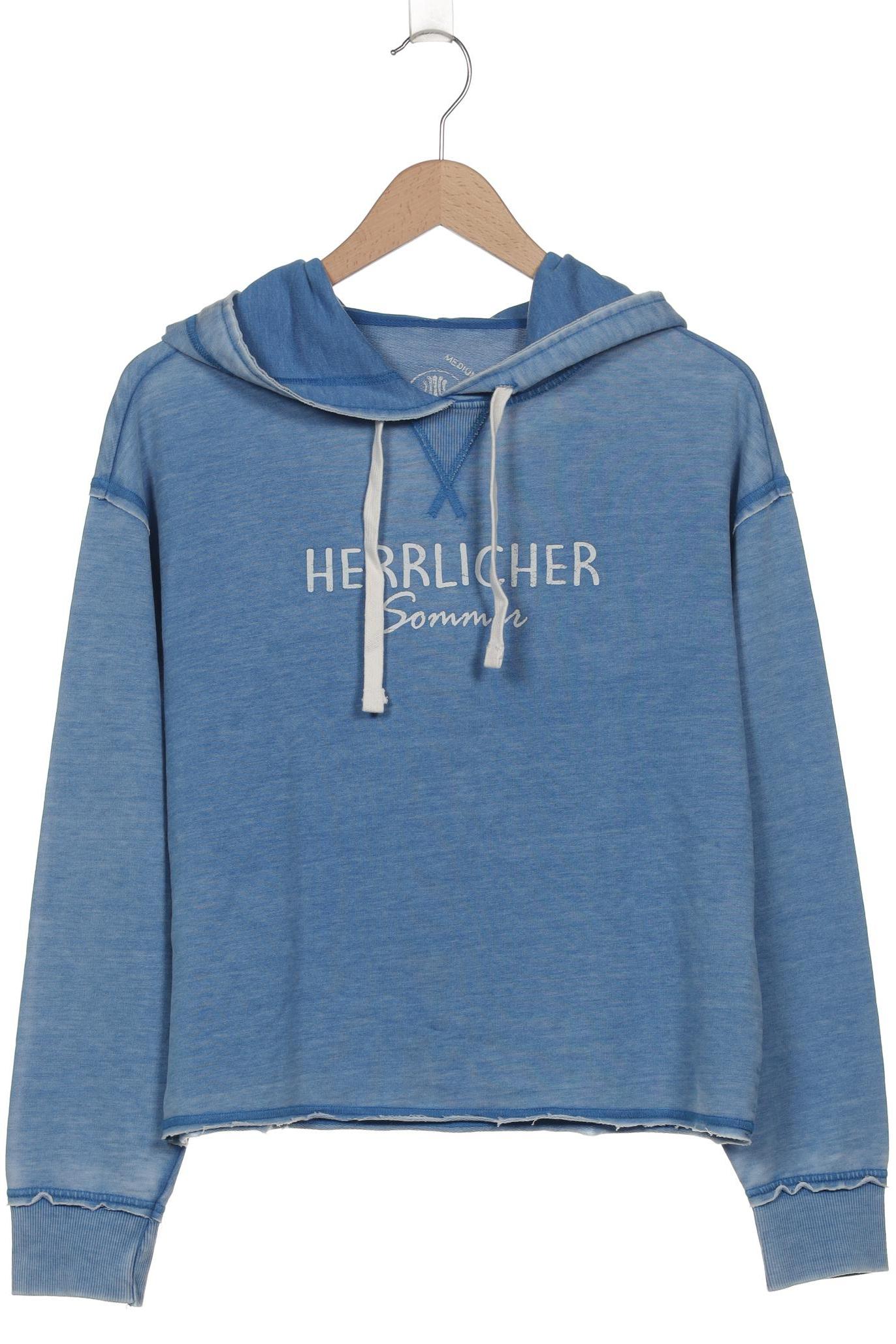 

Herrlicher Damen Kapuzenpullover, blau, Gr. 38