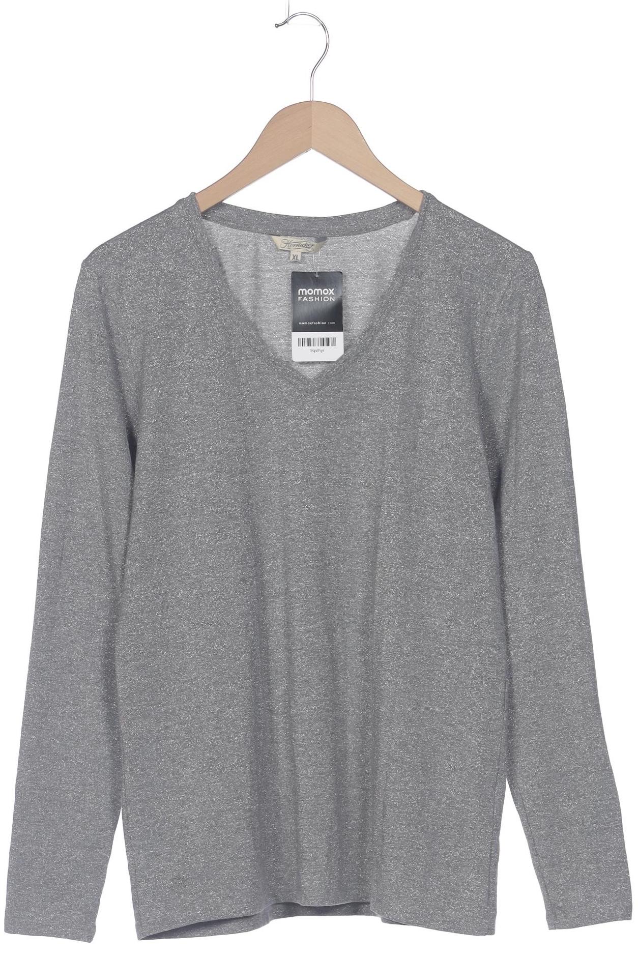 

Herrlicher Damen Langarmshirt, silber, Gr. 44