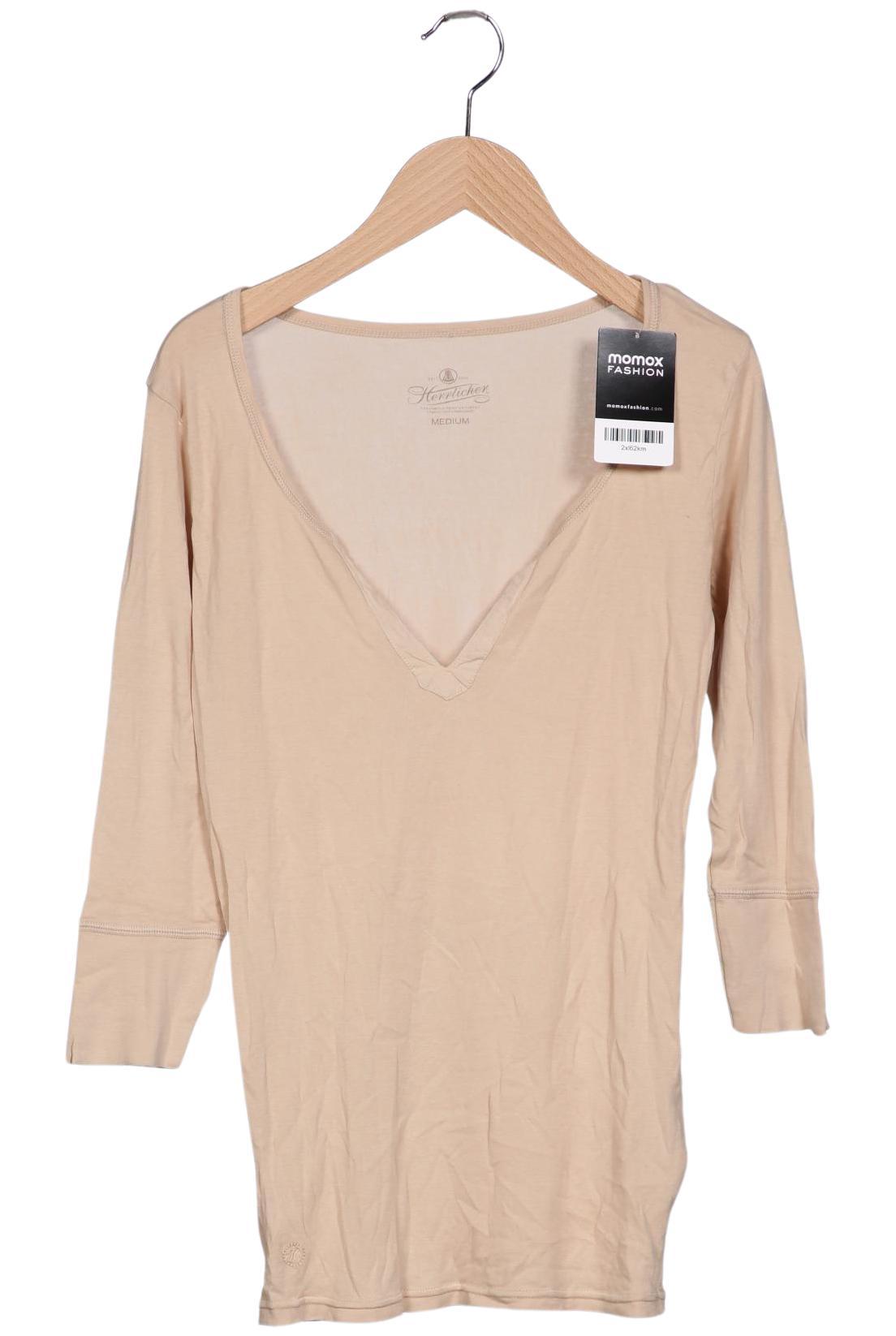 

Herrlicher Damen Langarmshirt, beige, Gr. 38