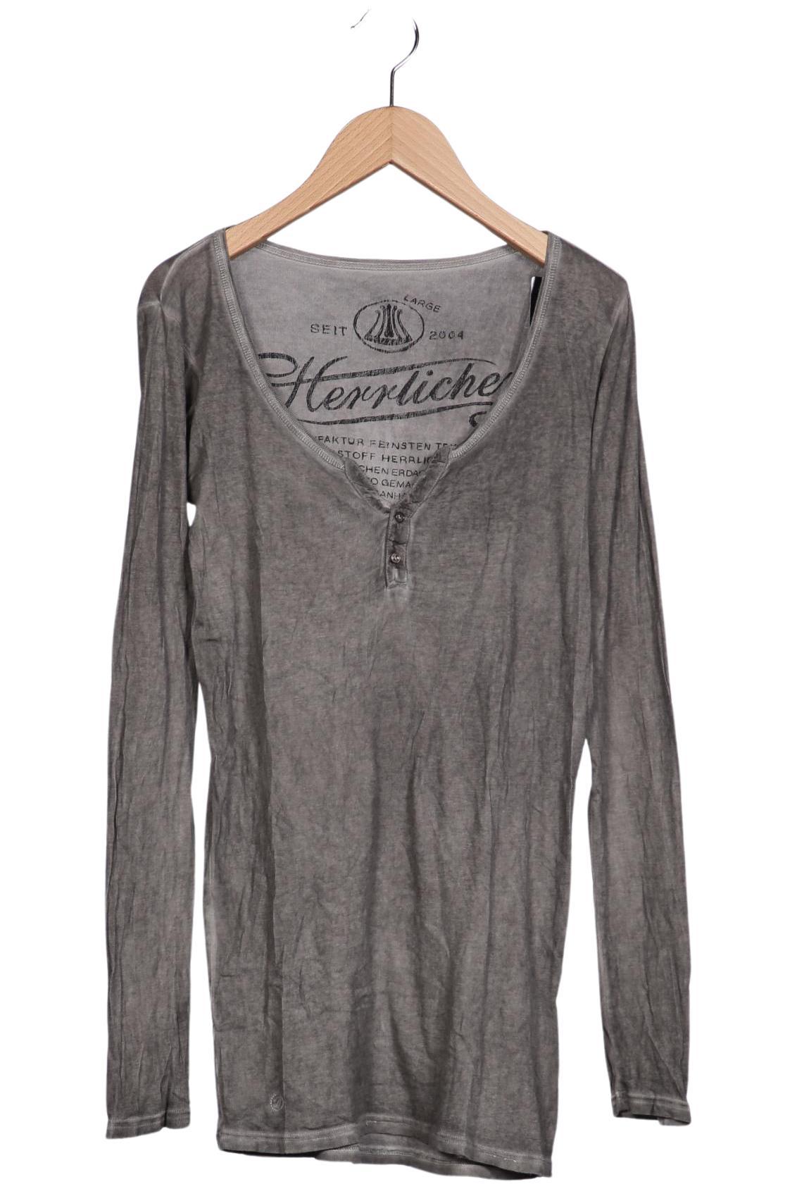 

Herrlicher Damen Langarmshirt, grau, Gr. 42