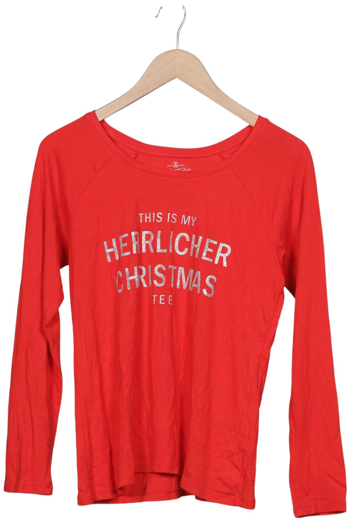 

Herrlicher Damen Langarmshirt, rot, Gr. 36