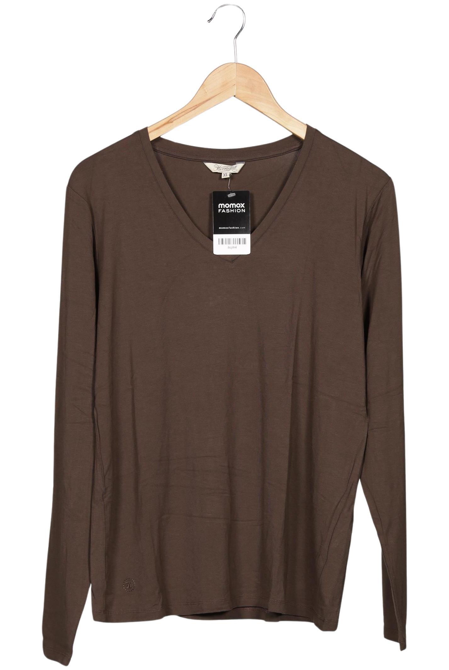 

Herrlicher Damen Langarmshirt, braun, Gr. 44