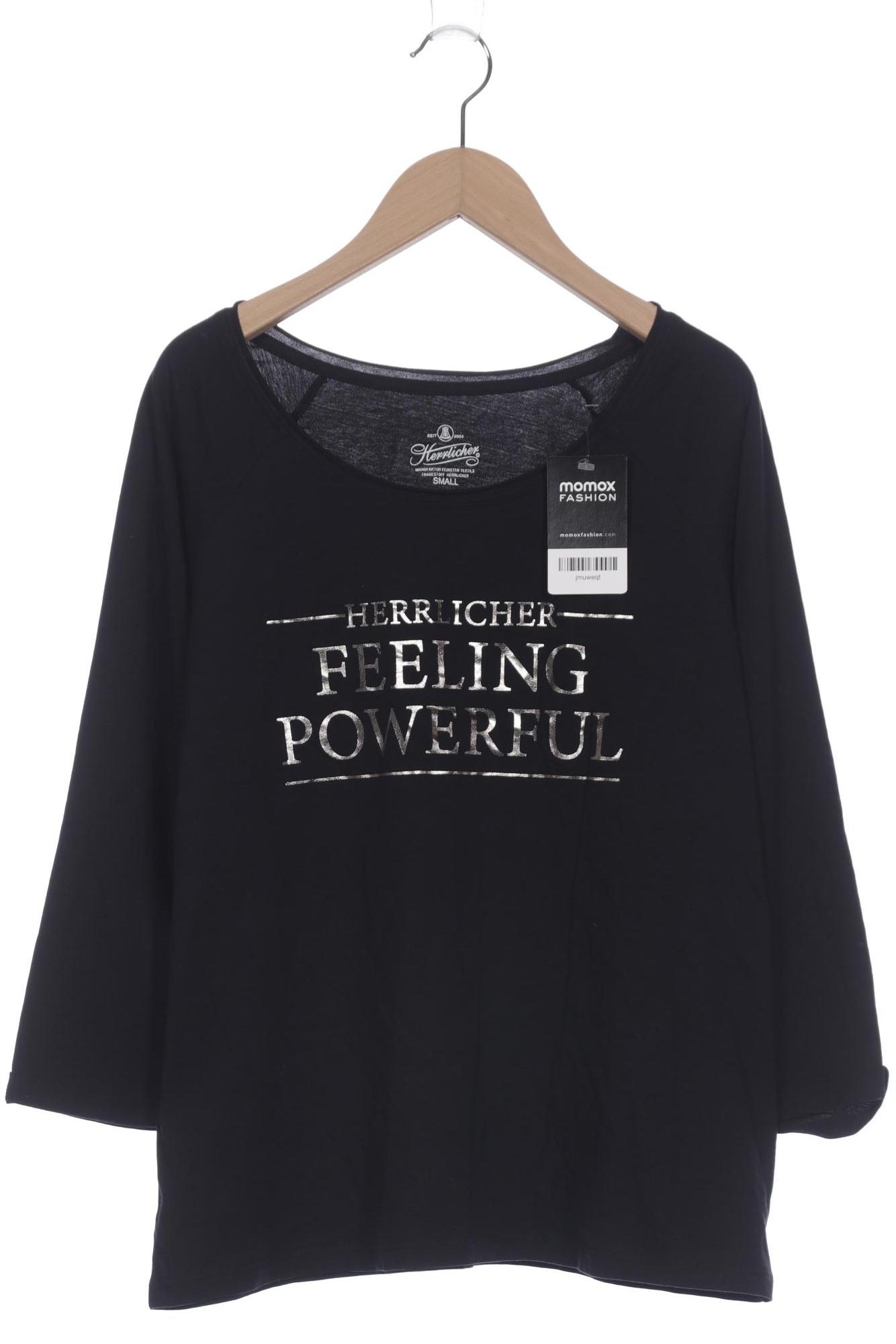 

Herrlicher Damen Langarmshirt, schwarz, Gr. 36