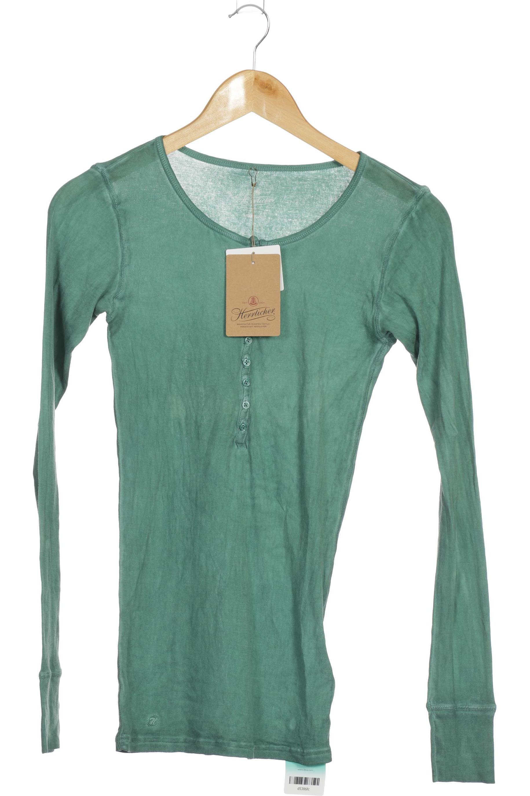 

Herrlicher Damen Langarmshirt, grün, Gr.