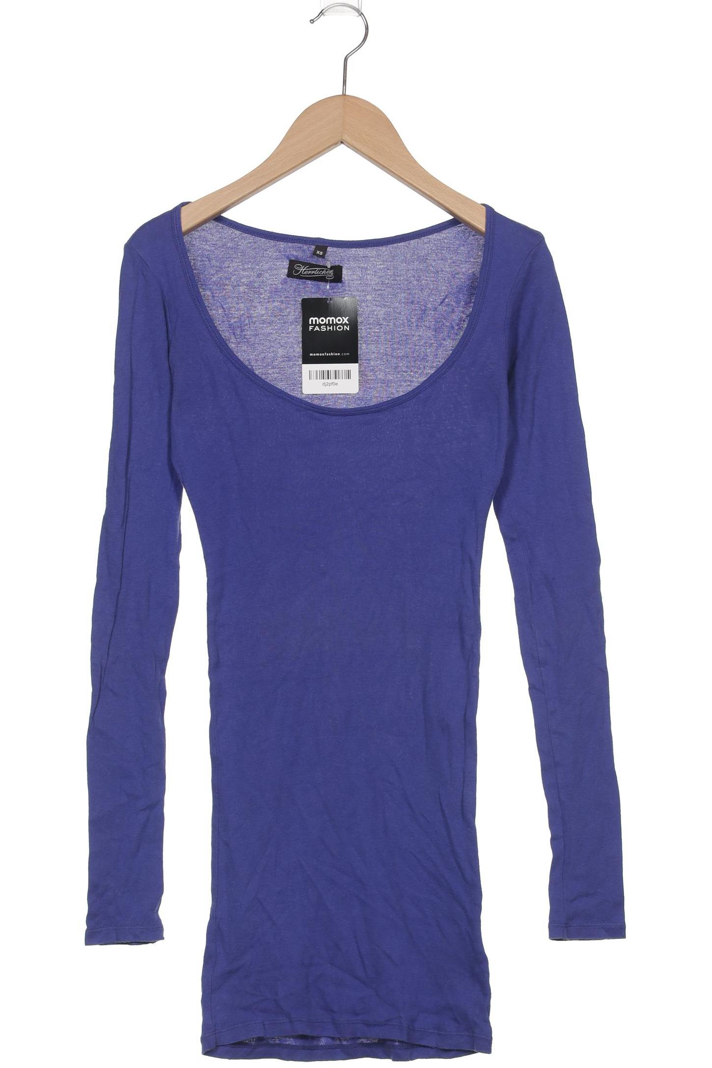 

Herrlicher Damen Langarmshirt, flieder, Gr. 34