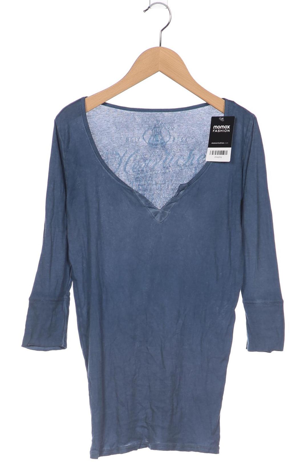 

Herrlicher Damen Langarmshirt, blau, Gr. 38