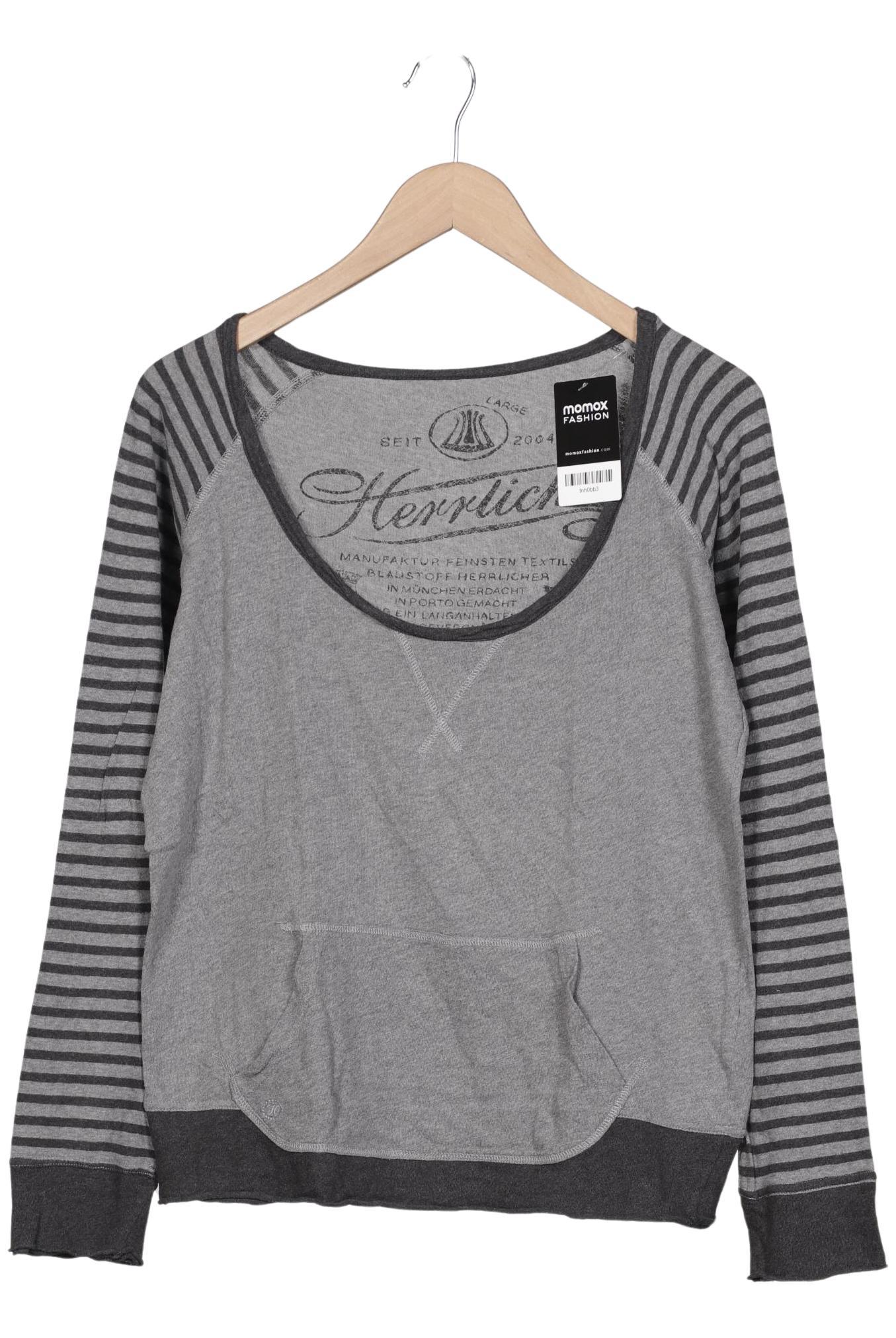 

Herrlicher Damen Langarmshirt, grau, Gr. 42