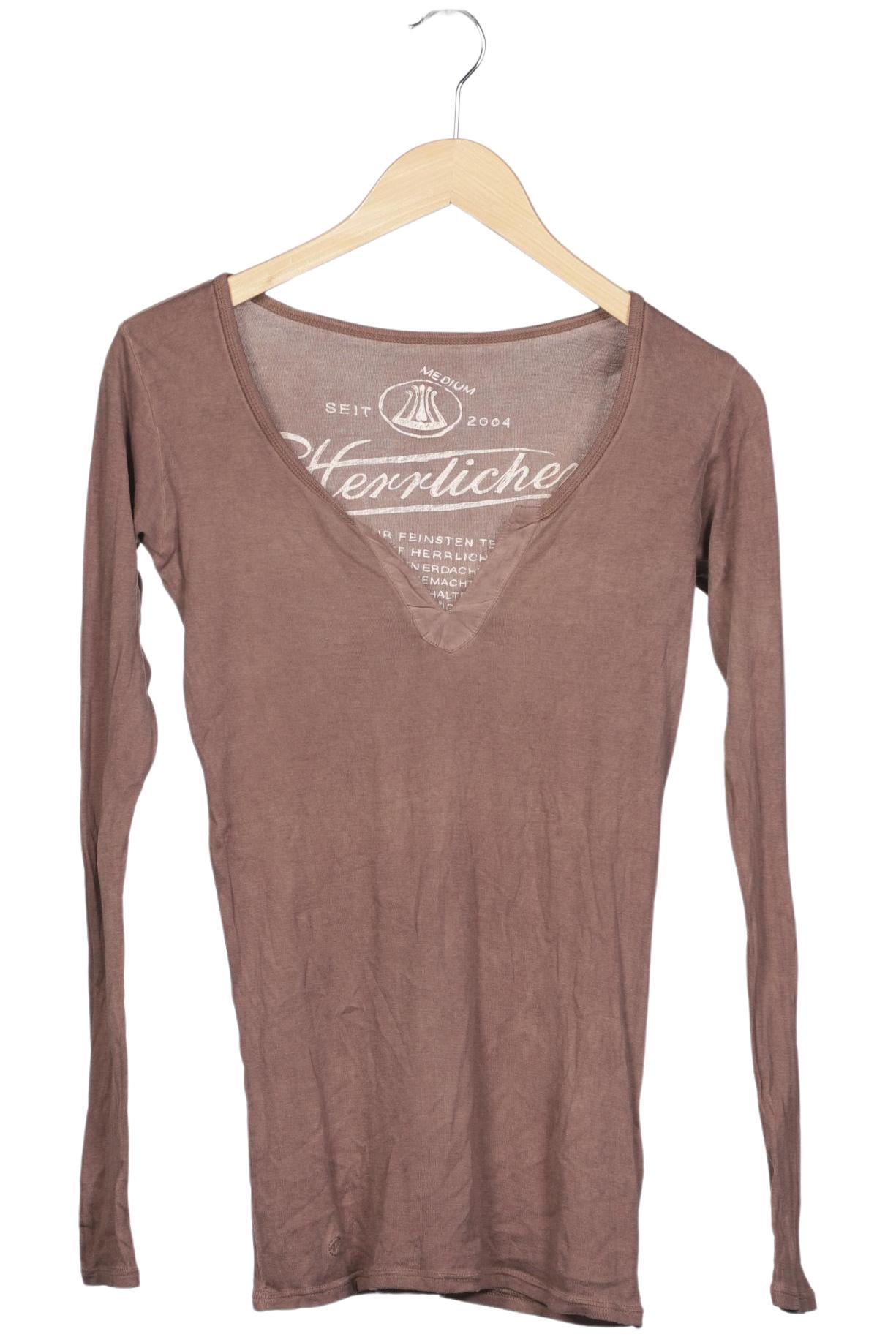 

Herrlicher Damen Langarmshirt, braun, Gr. 38