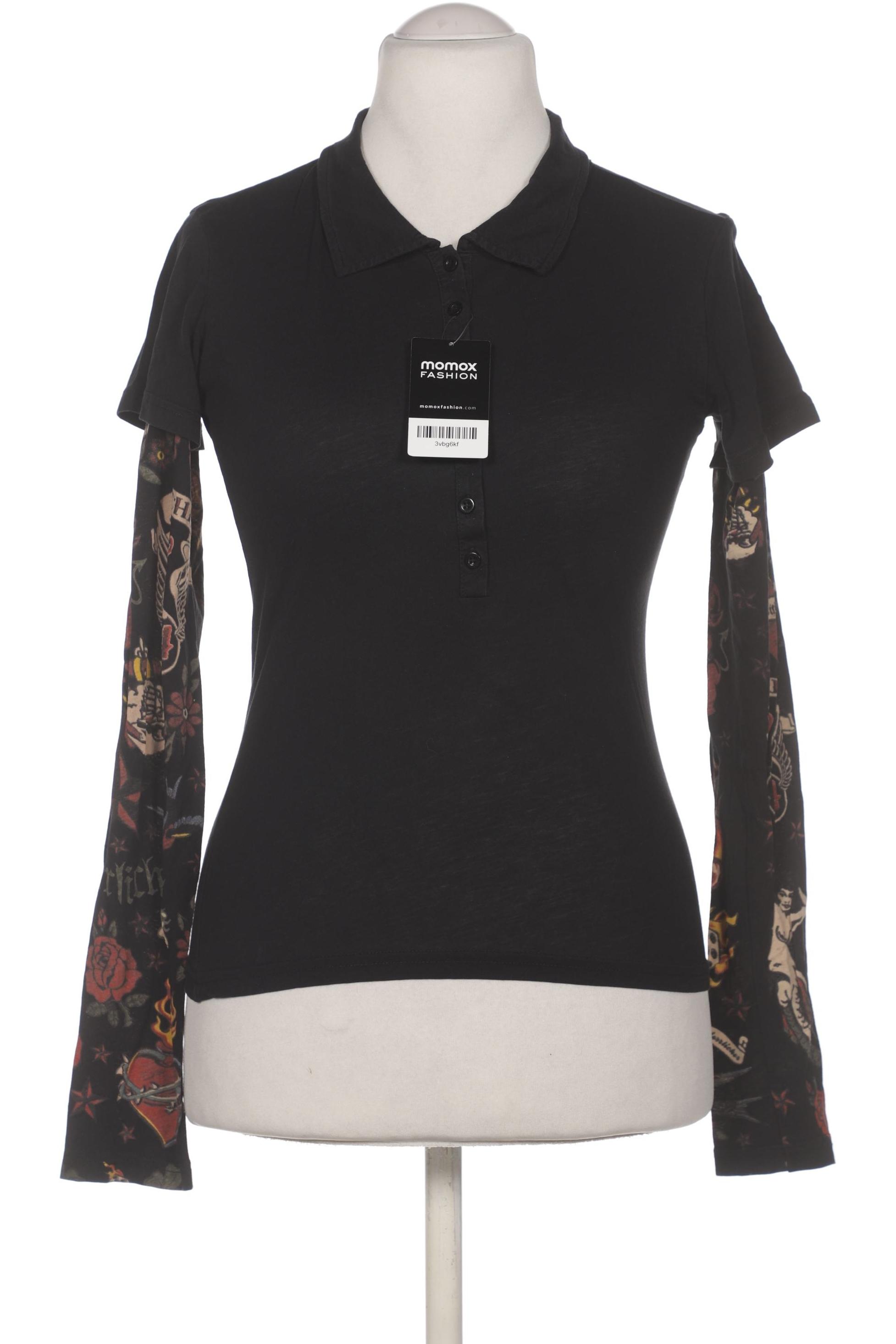 

Herrlicher Damen Poloshirt, schwarz, Gr. 38