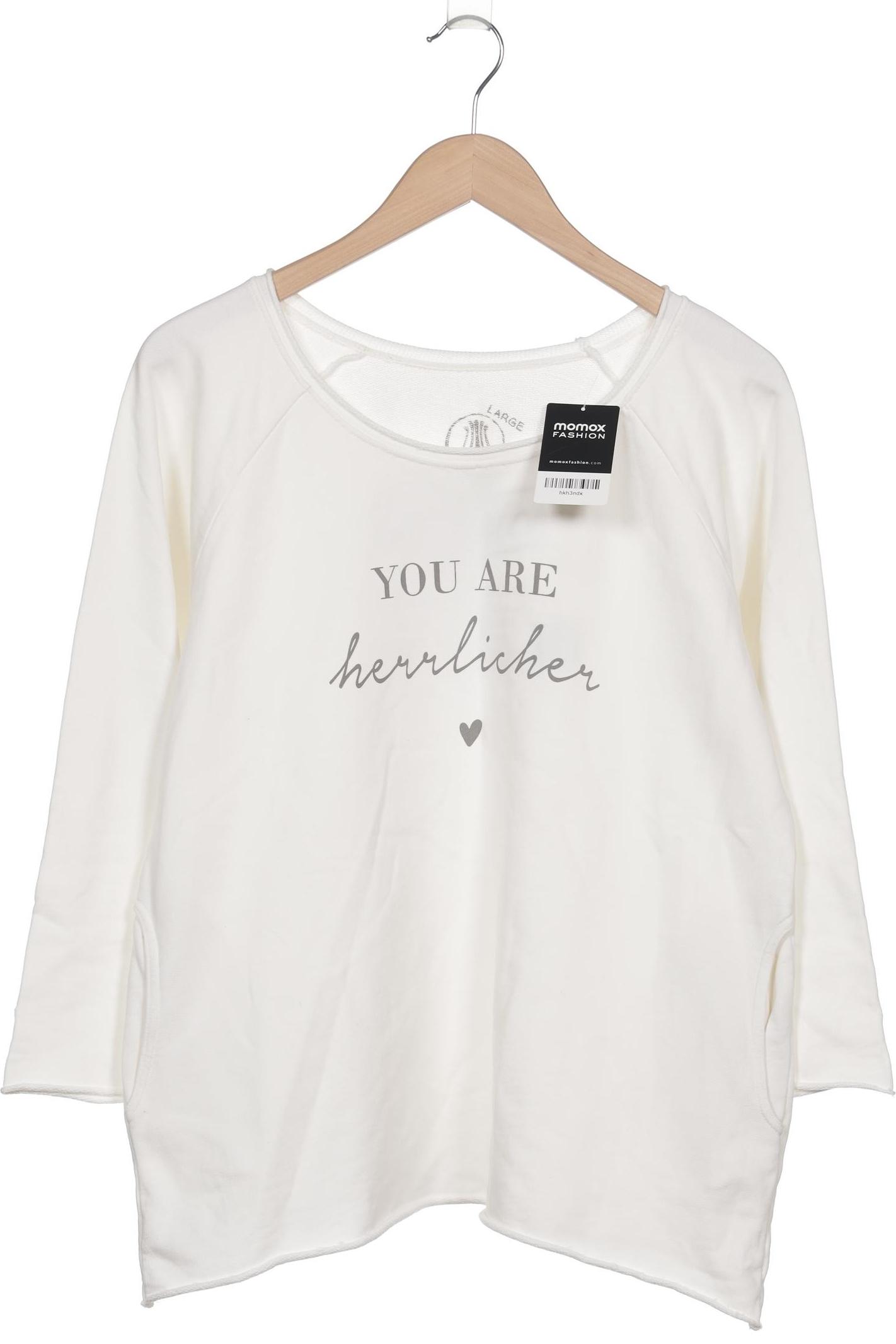 

Herrlicher Damen Sweatshirt, cremeweiß, Gr. 42