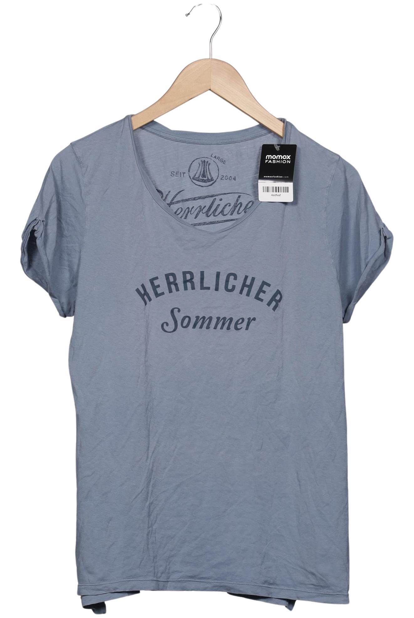 

Herrlicher Damen T-Shirt, blau, Gr. 42