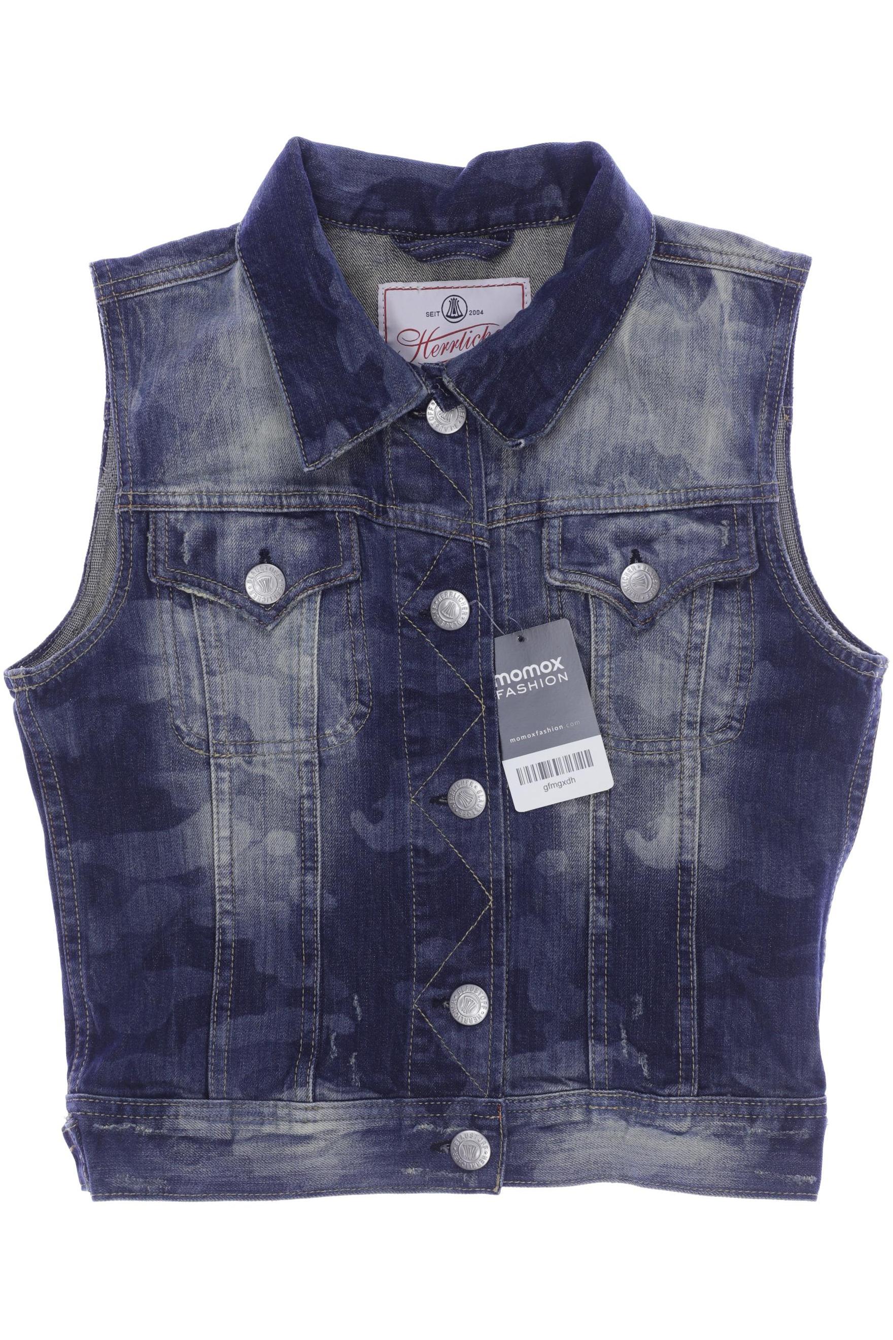 

Herrlicher Damen Weste, blau, Gr. 36