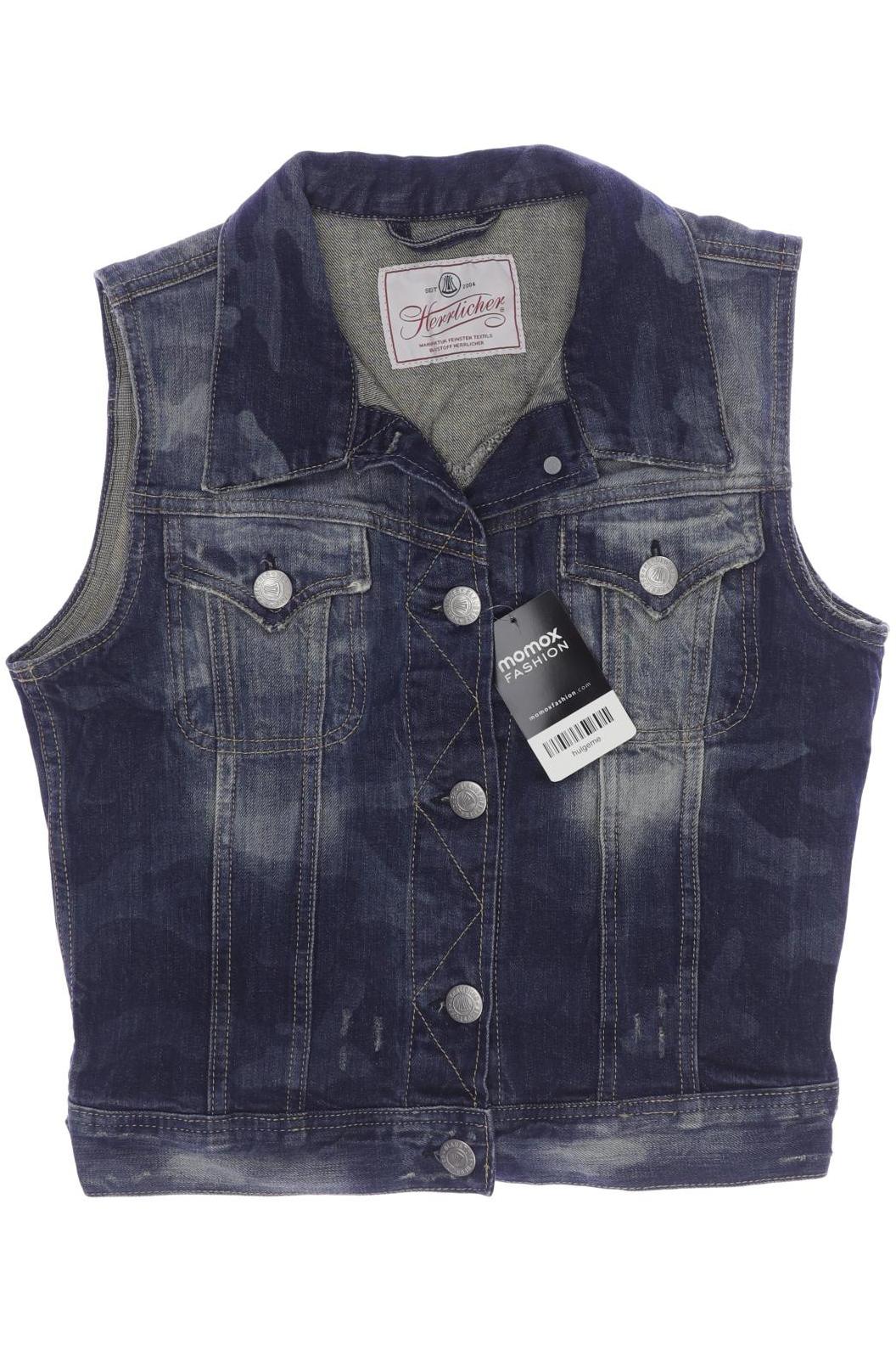 

Herrlicher Damen Weste, blau, Gr. 38