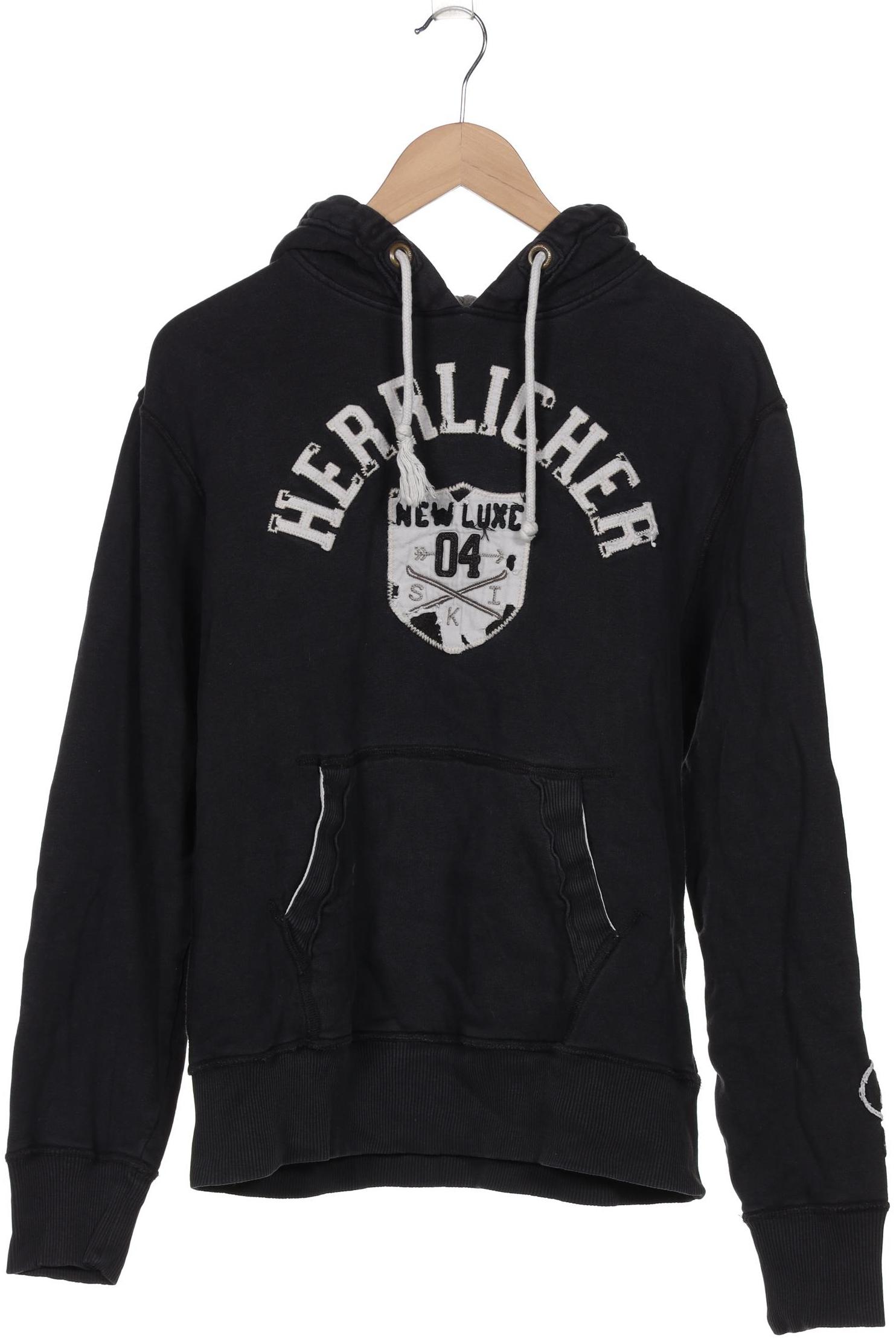 

Herrlicher Herren Kapuzenpullover, schwarz, Gr. 52