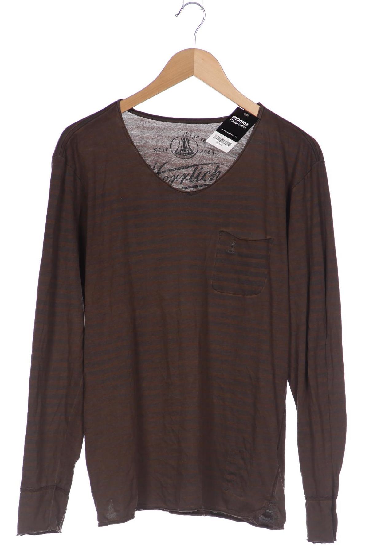 

Herrlicher Herren Langarmshirt, braun, Gr. 54