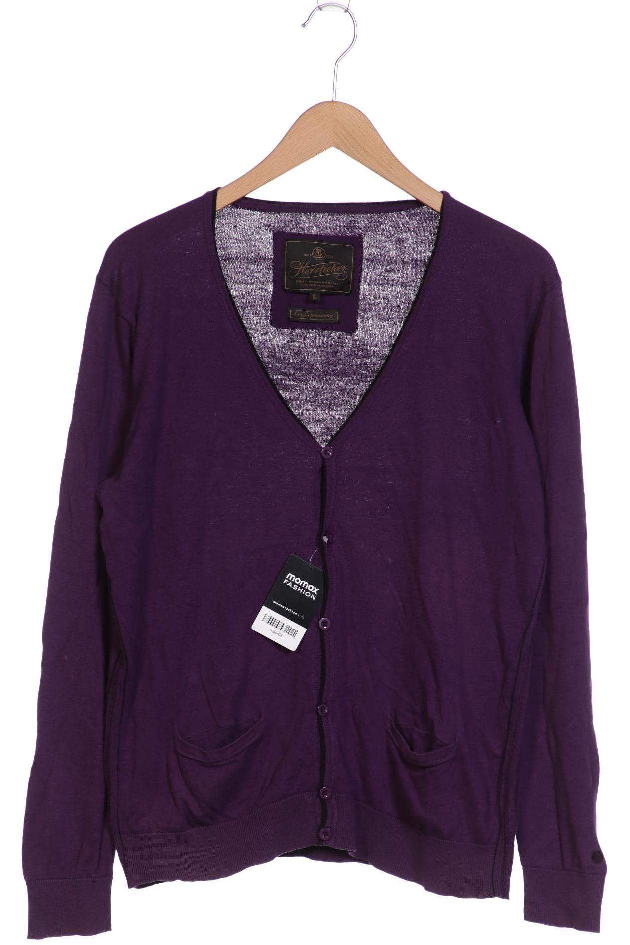 

Herrlicher Herren Strickjacke, flieder