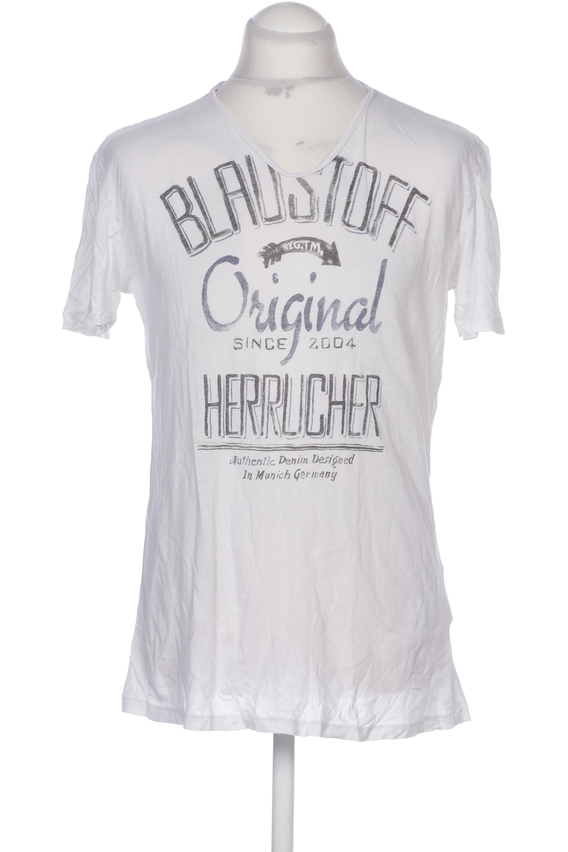 

Herrlicher Herren T-Shirt, weiß, Gr. 48