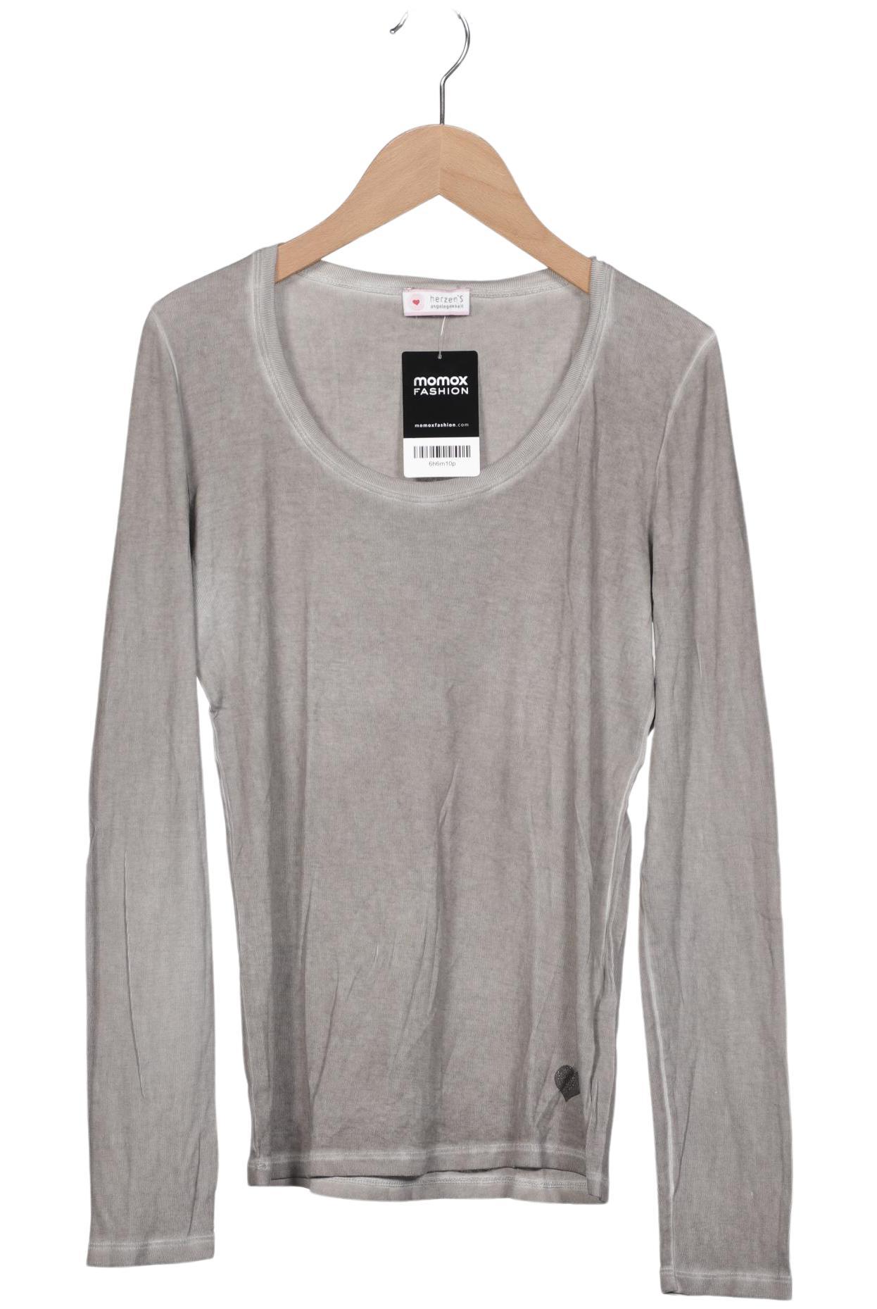 

Herzensangelegenheit Damen Langarmshirt, grau, Gr. 38