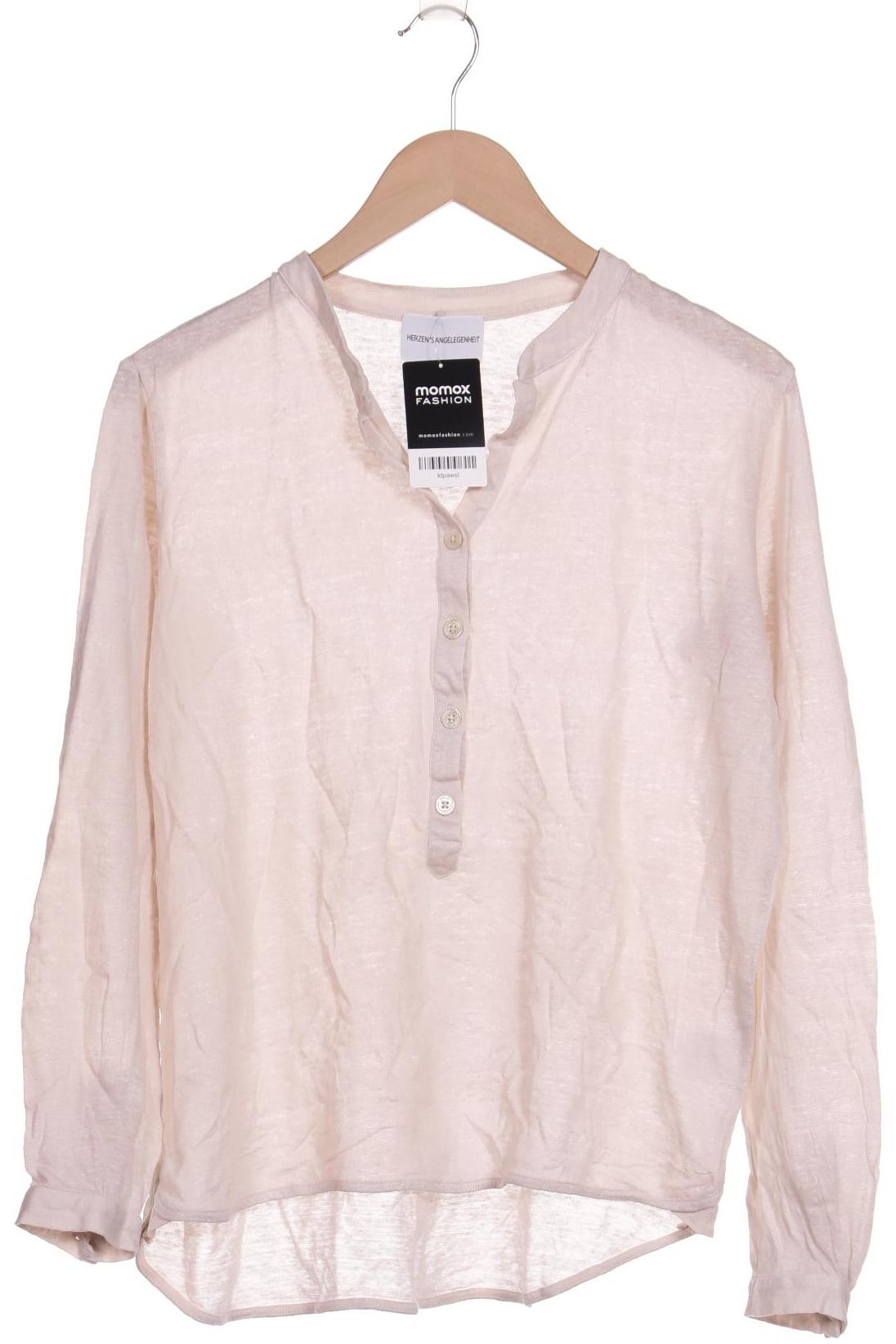 

Herzensangelegenheit Damen Langarmshirt, beige, Gr. 36