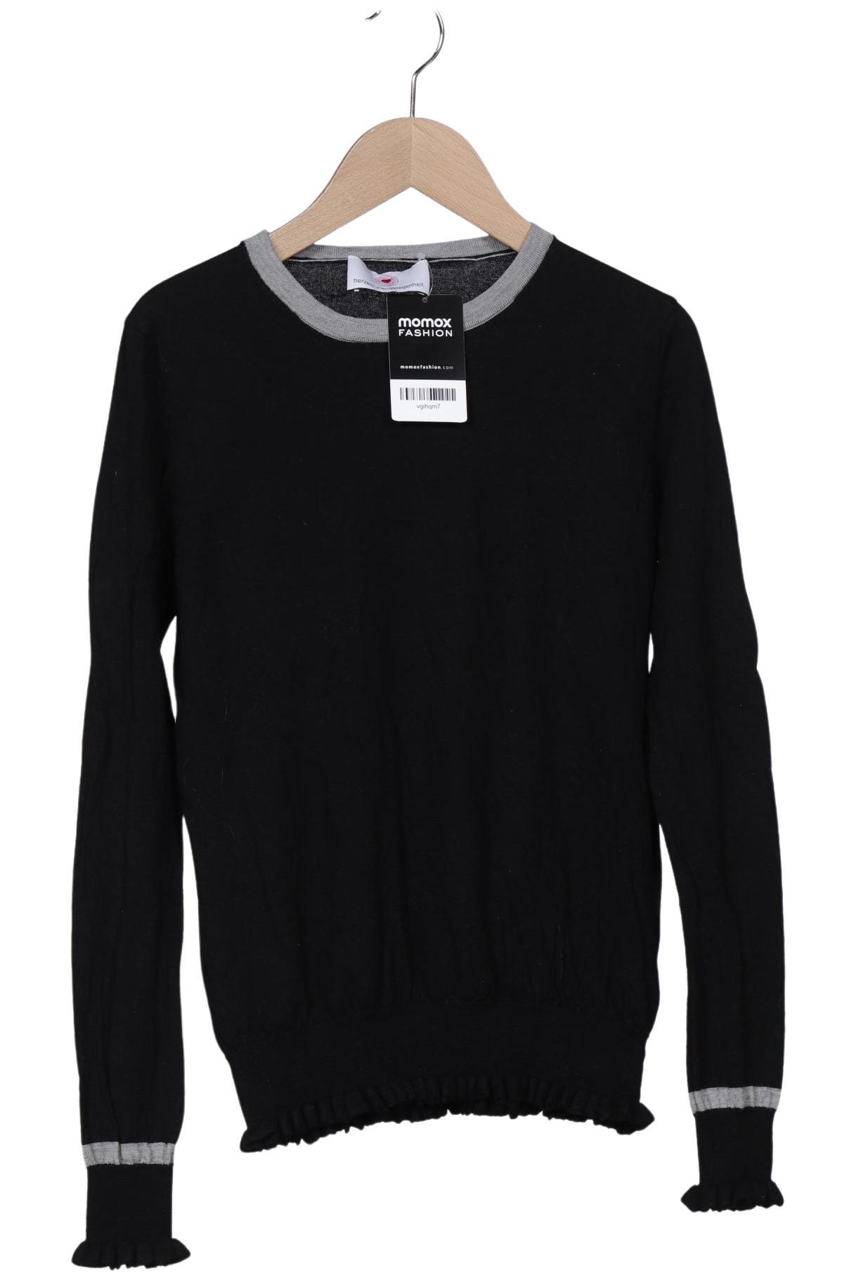 

Herzensangelegenheit Damen Langarmshirt, schwarz, Gr. 38