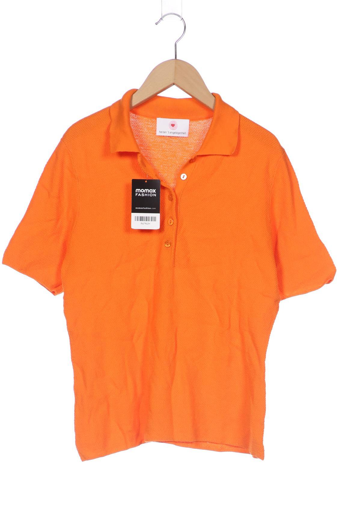 

Herzensangelegenheit Damen Poloshirt, orange