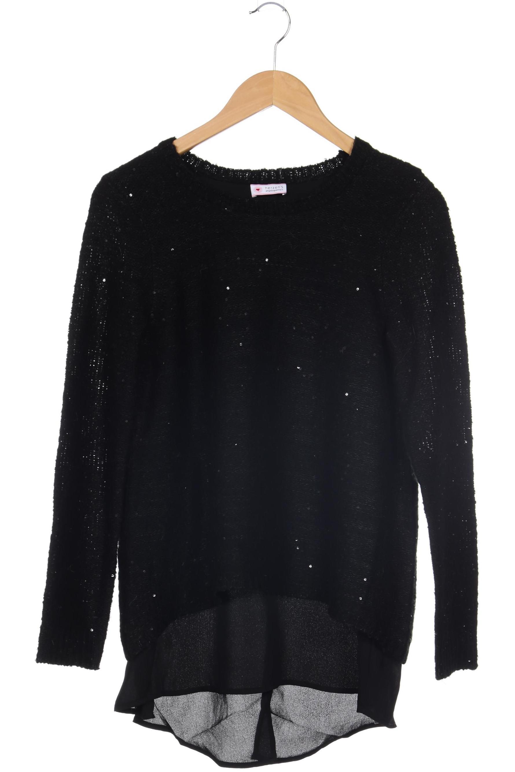 

Herzensangelegenheit Damen Pullover, schwarz, Gr. 36