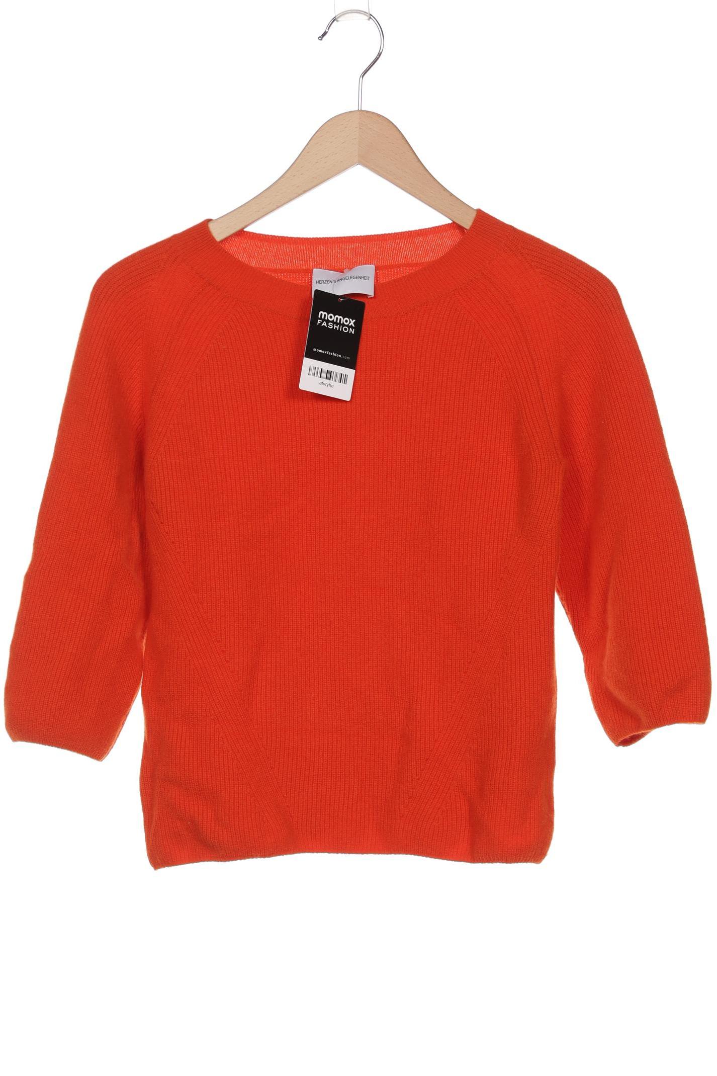 

Herzensangelegenheit Damen Pullover, orange, Gr. 36