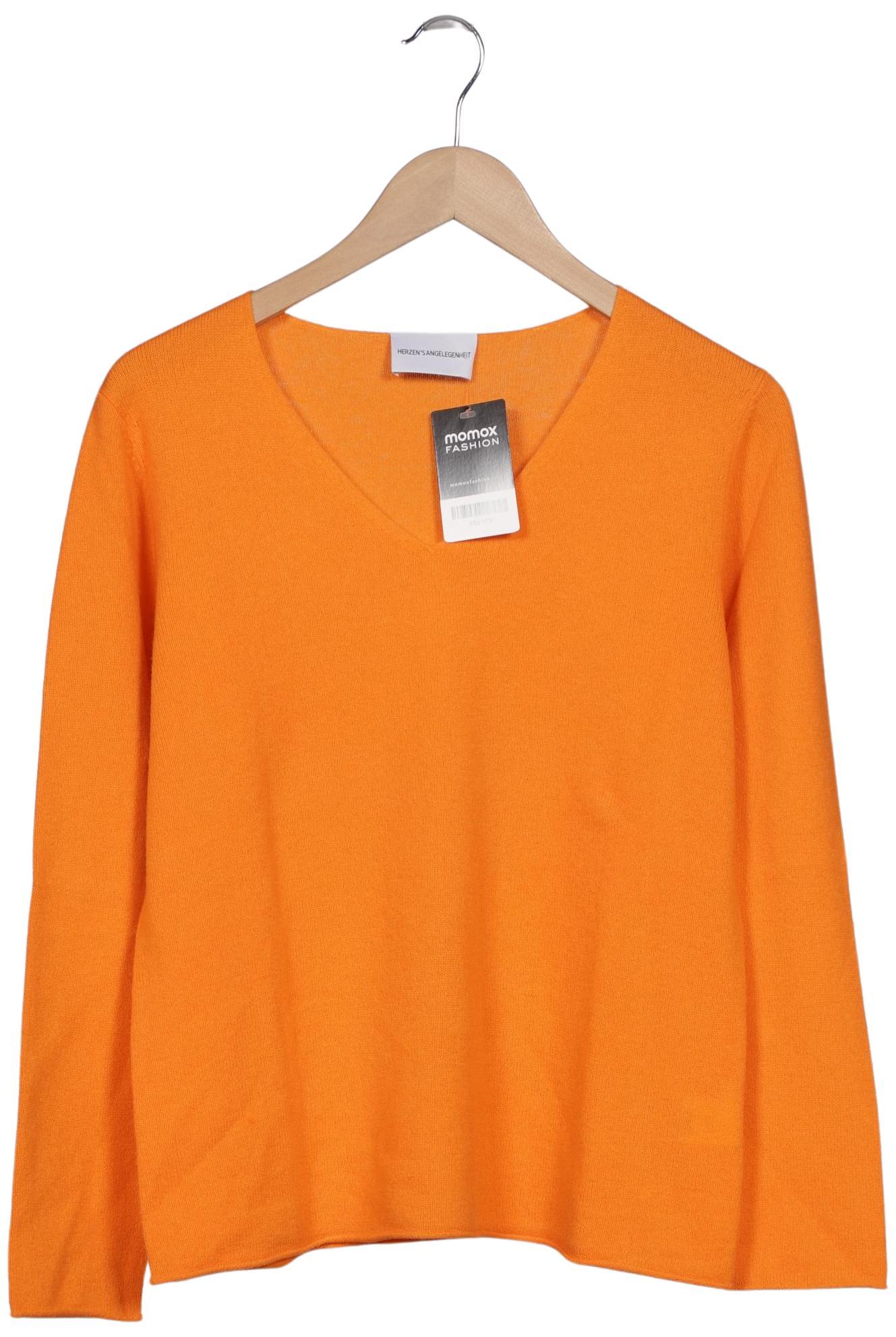 

Herzensangelegenheit Damen Pullover, orange, Gr. 36