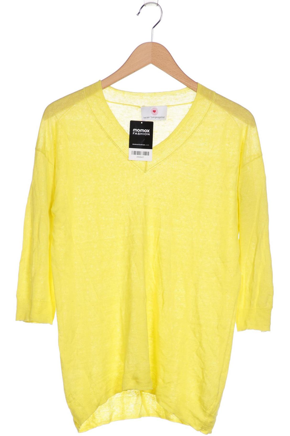 

Herzensangelegenheit Damen Pullover, gelb, Gr. 38