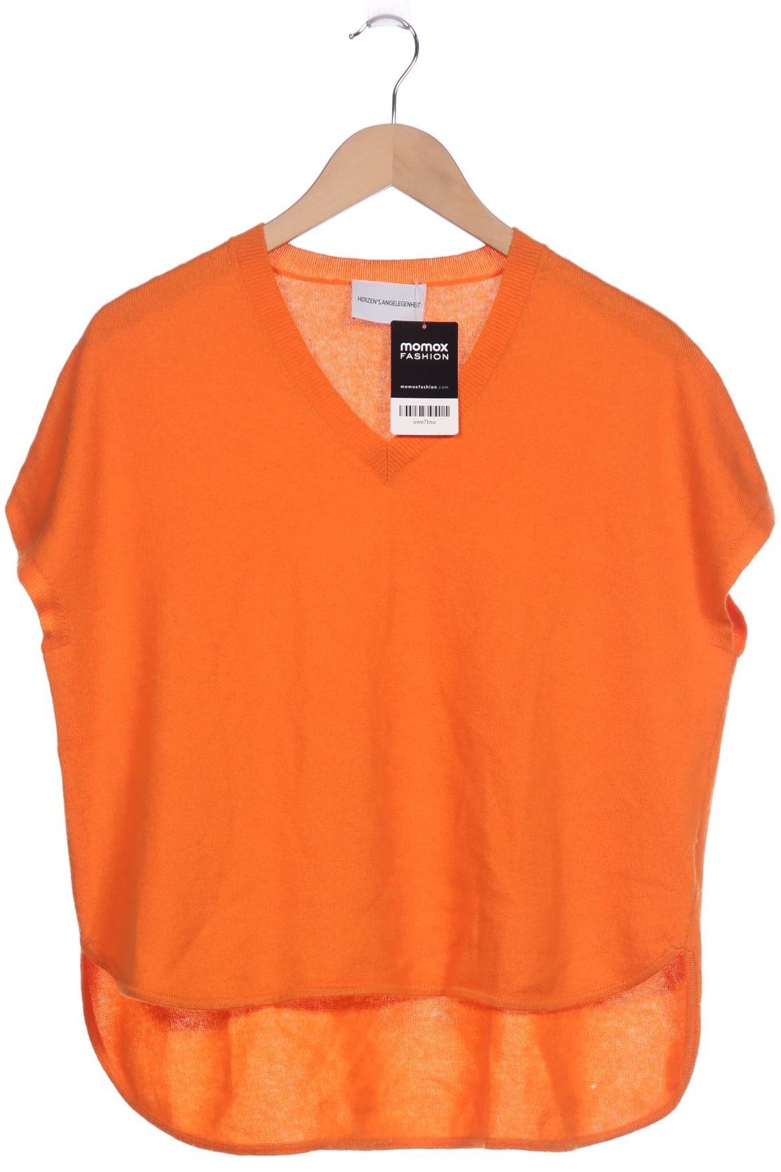 

Herzensangelegenheit Damen Pullover, orange, Gr. 34