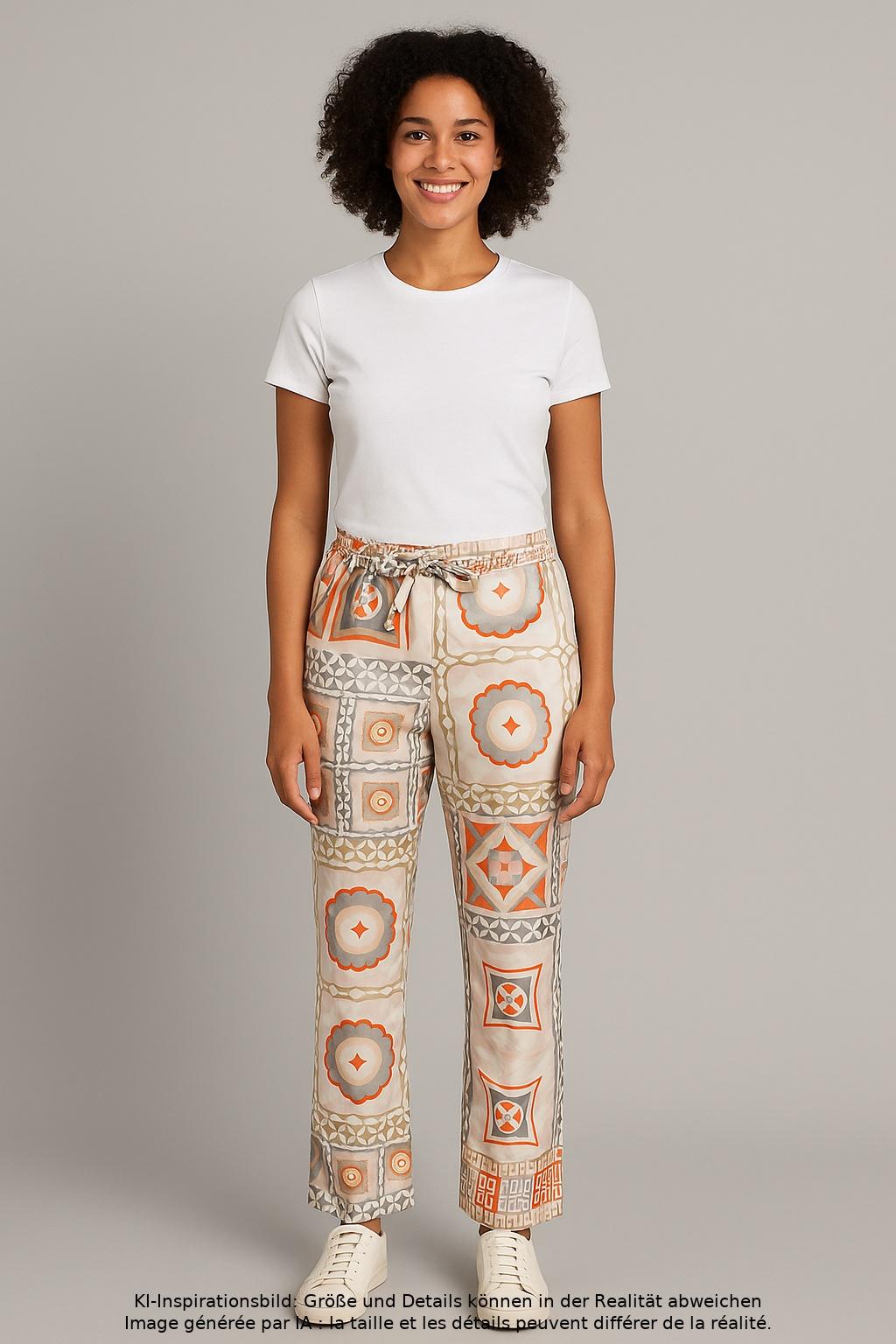 

Herzensangelegenheit Damen Stoffhose, mehrfarbig, Gr. 44