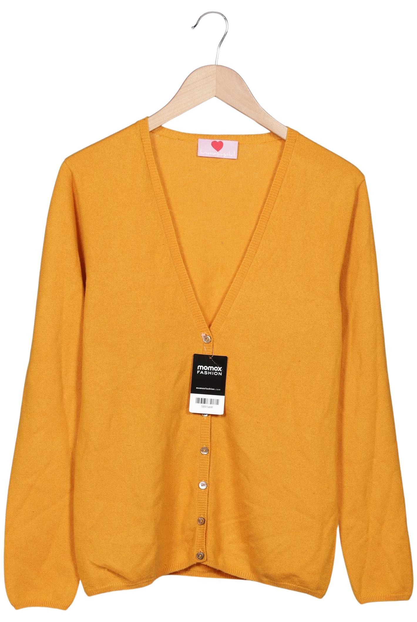 

Herzensangelegenheit Damen Strickjacke, gelb, Gr. 42