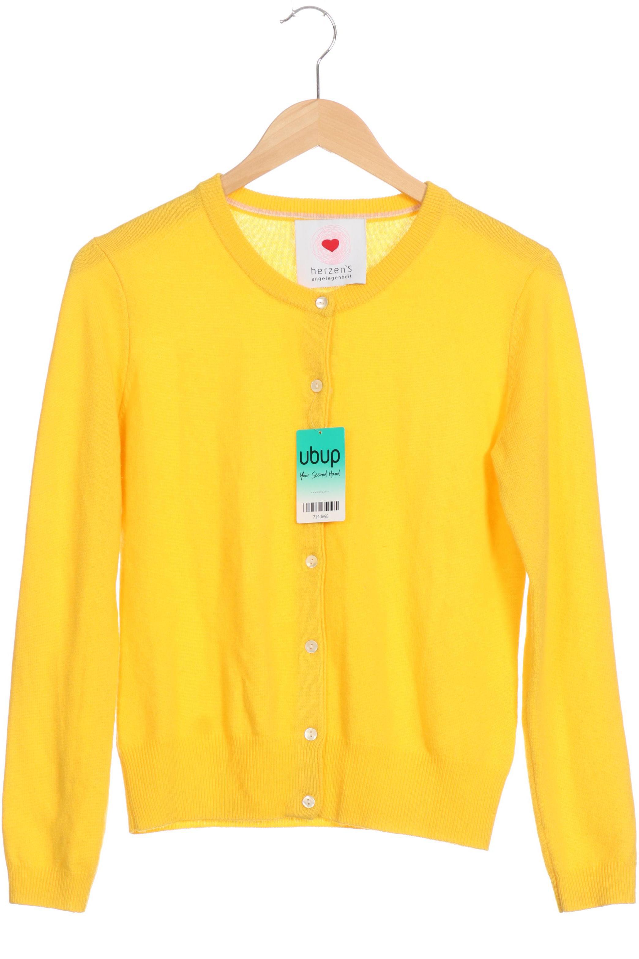 

Herzensangelegenheit Damen Strickjacke, gelb, Gr. 34