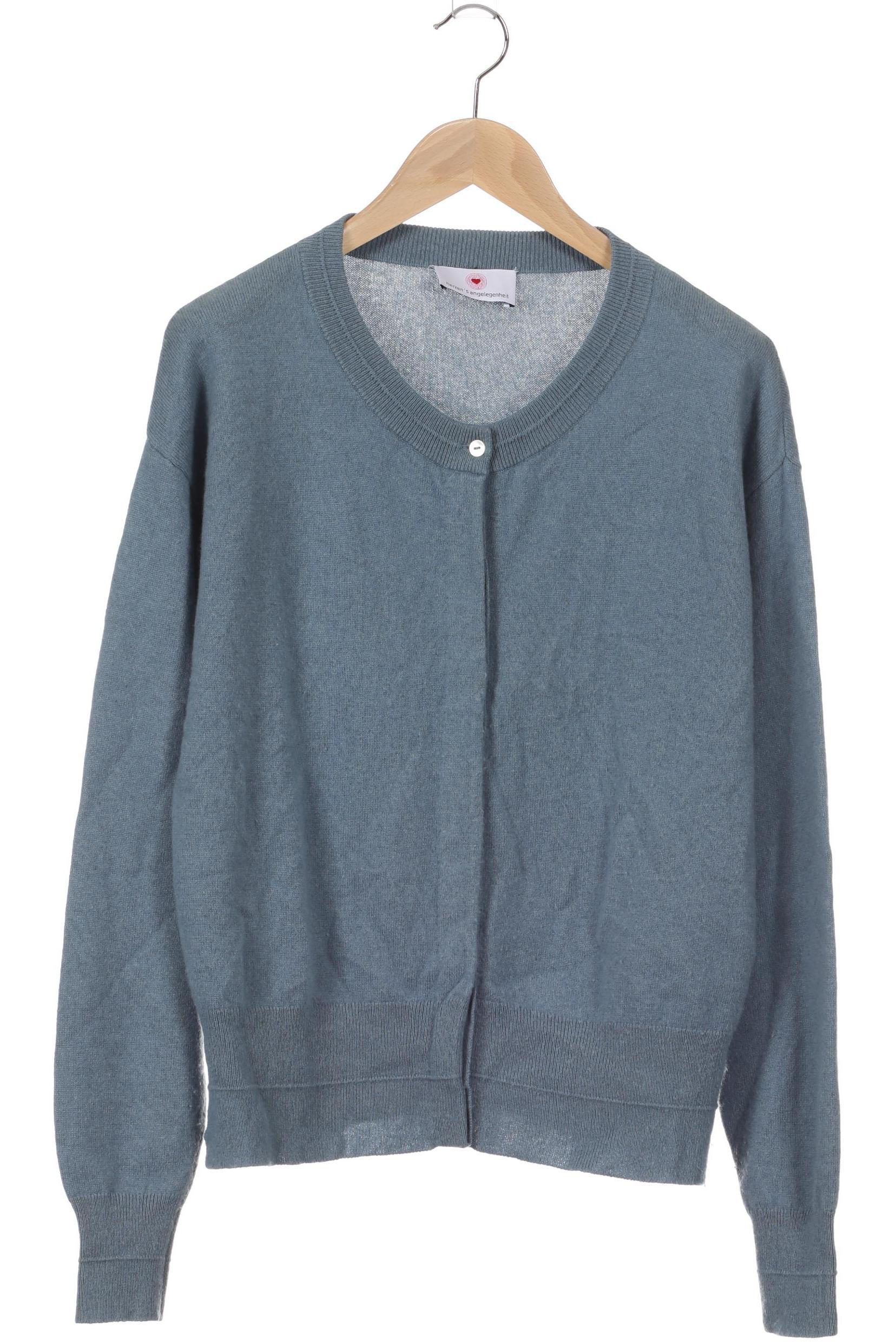 

Herzensangelegenheit Damen Strickjacke, blau, Gr.